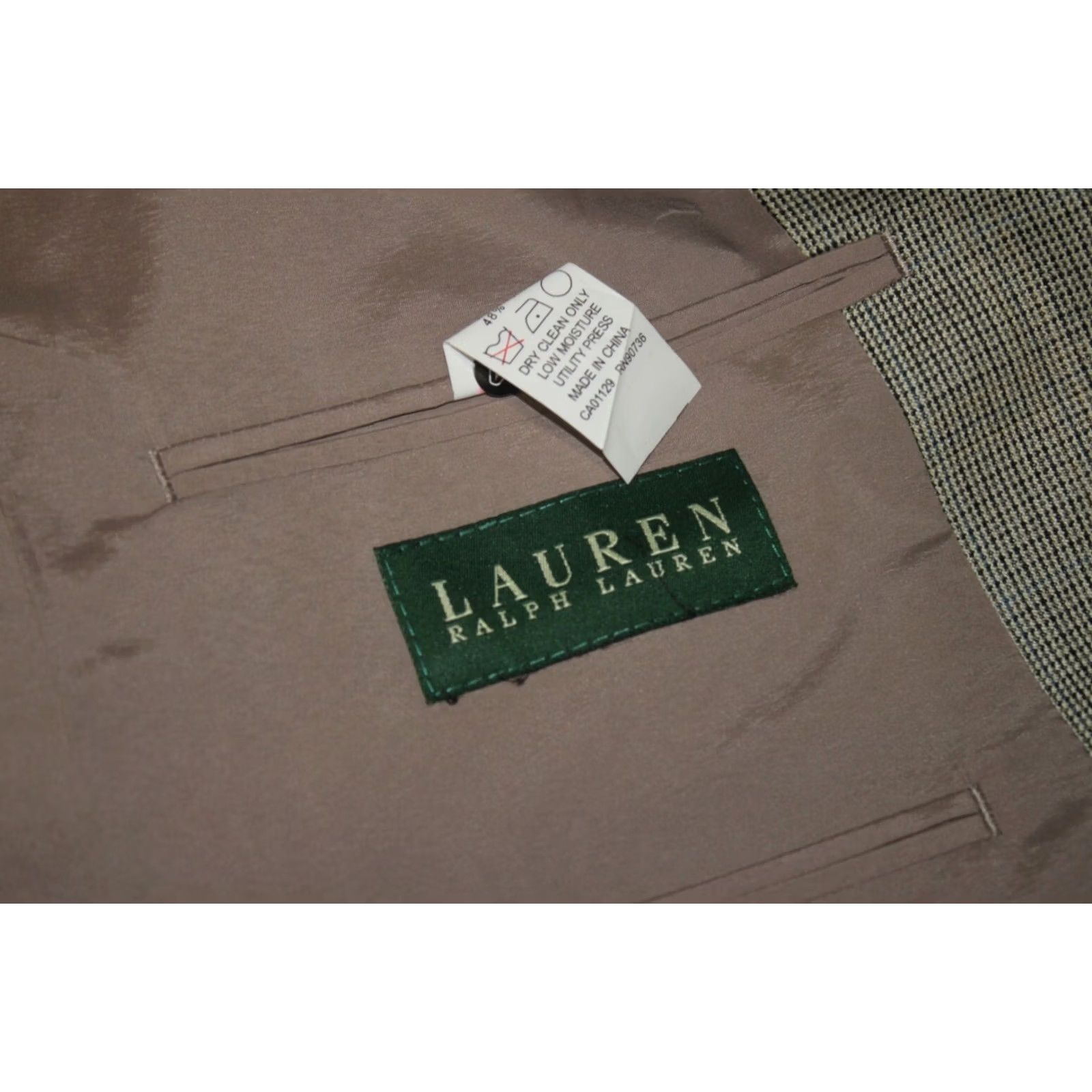 Ralph Lauren Lauren Ralph Lauren mens blazer jacket Size 42L wool silk Multicoloured Size 42R - 5 Thumbnail