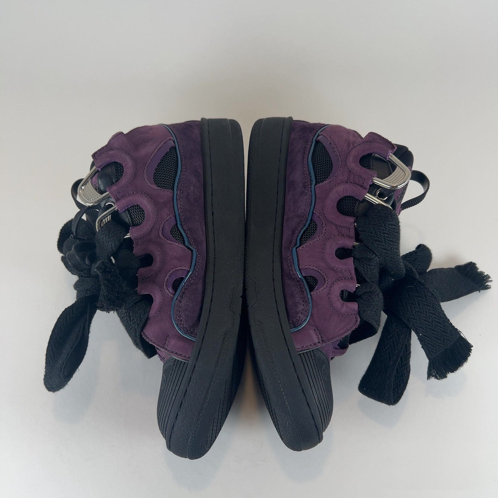 Lanvin Lanvin 'Curb' Suede Low-Top Sneakers Size US 7 / EU 40 - 8 Thumbnail