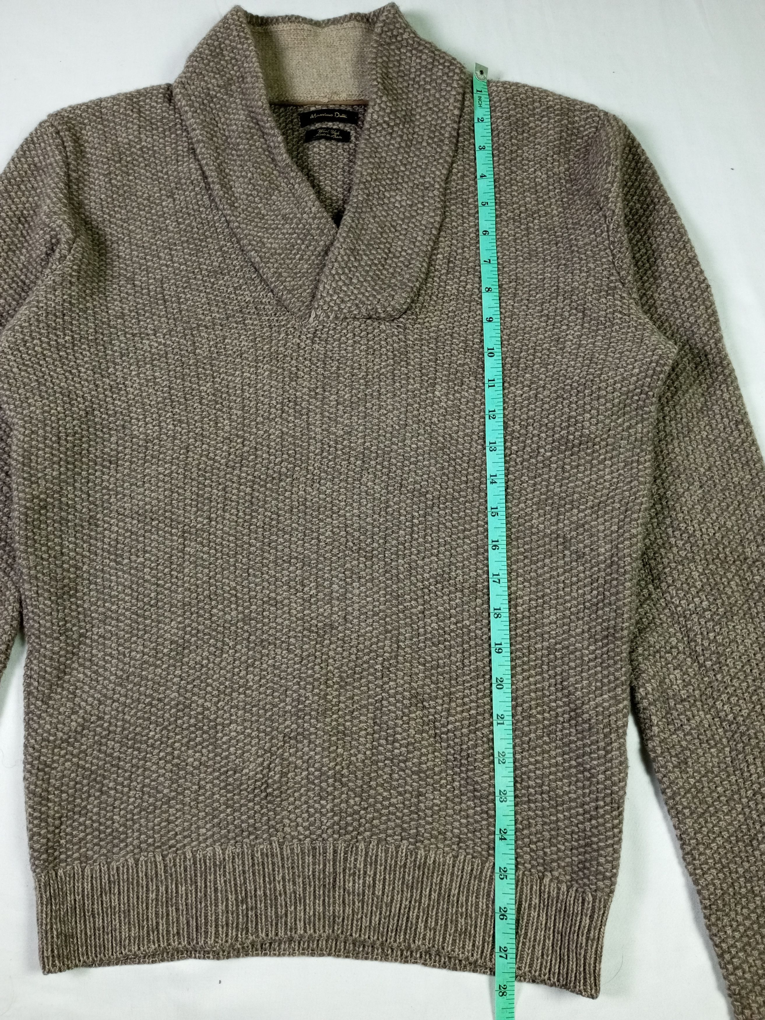 Massimo Dutti × Vintage Vintage Massimo Dutti Brown Knit Wear Size US L / EU 52-54 / 3 - 5 Thumbnail