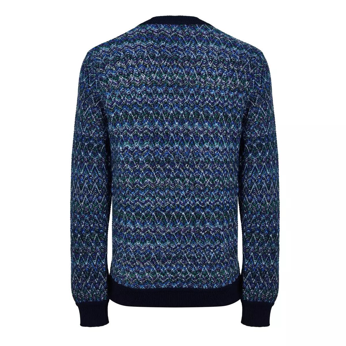 Missoni o1y0225 V-Neck Sweater in Multicolor Size US M / EU 48-50 / 2 - 2 Thumbnail