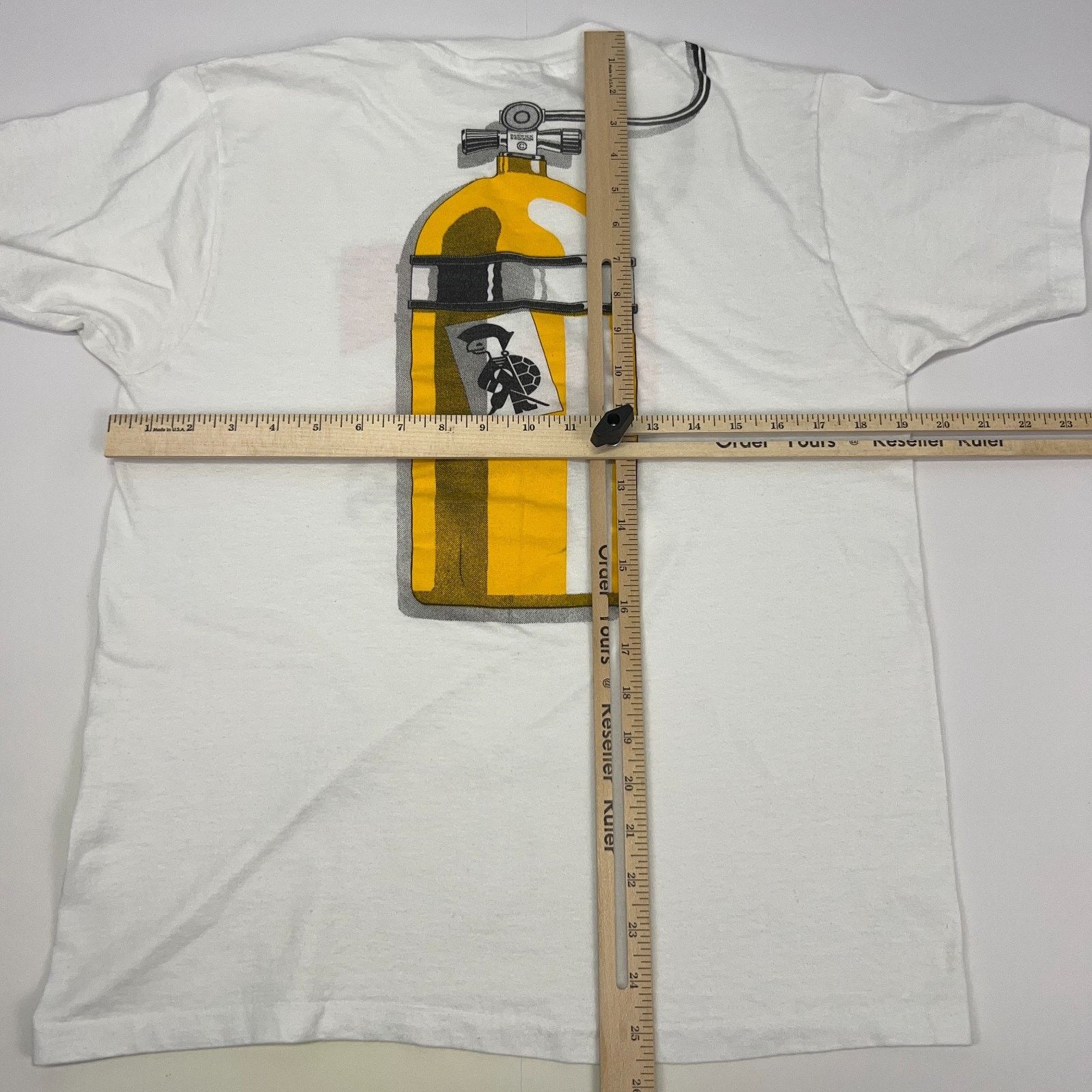 Hanes Vintage 80s SCUBA Diving Cayman Islands T Shirt White M Size US M / EU 48-50 / 2 - 11 Thumbnail
