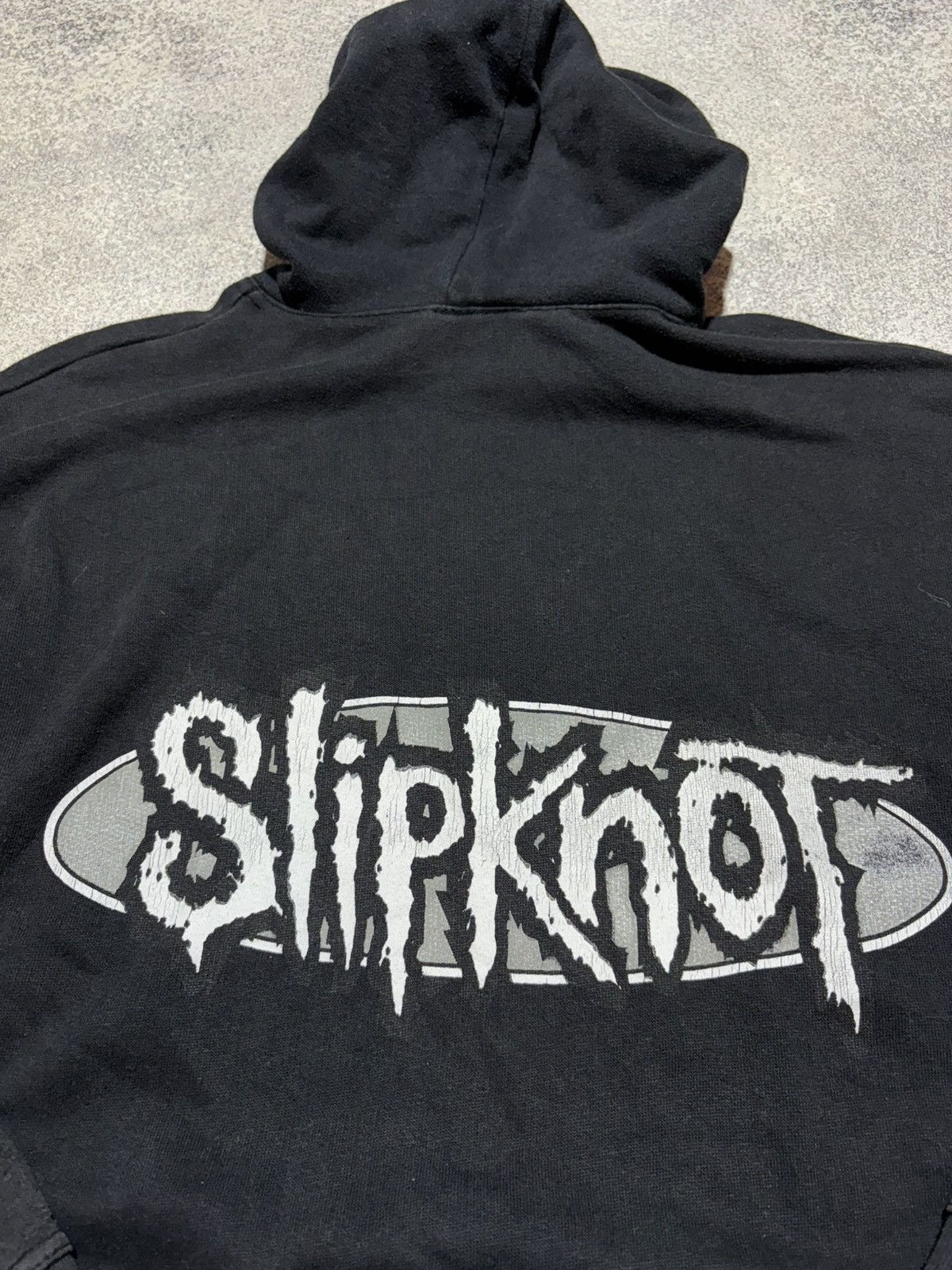 Band Tees × Slipknot × Vintage Vintage Slipknot 90s Rock Band Black Hoodie Men’s Size XL Size US XL / EU 56 / 4 - 9 Thumbnail