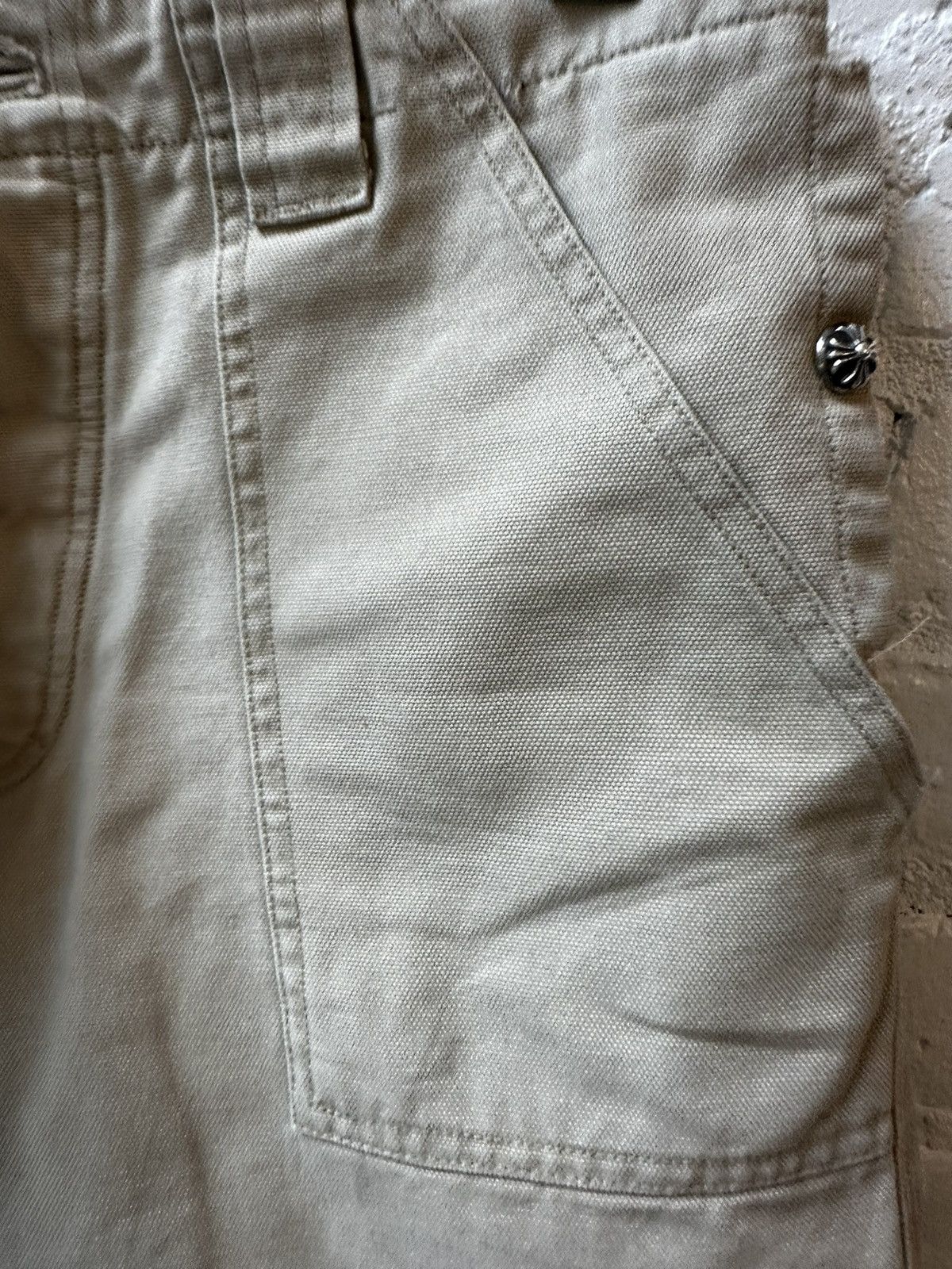 Chrome Hearts CHROME HEARTS 1/1 FLOODED CROSS PATCH SAMPLE CARPENTER JEANS Size US 30 / EU 46 - 12 Thumbnail