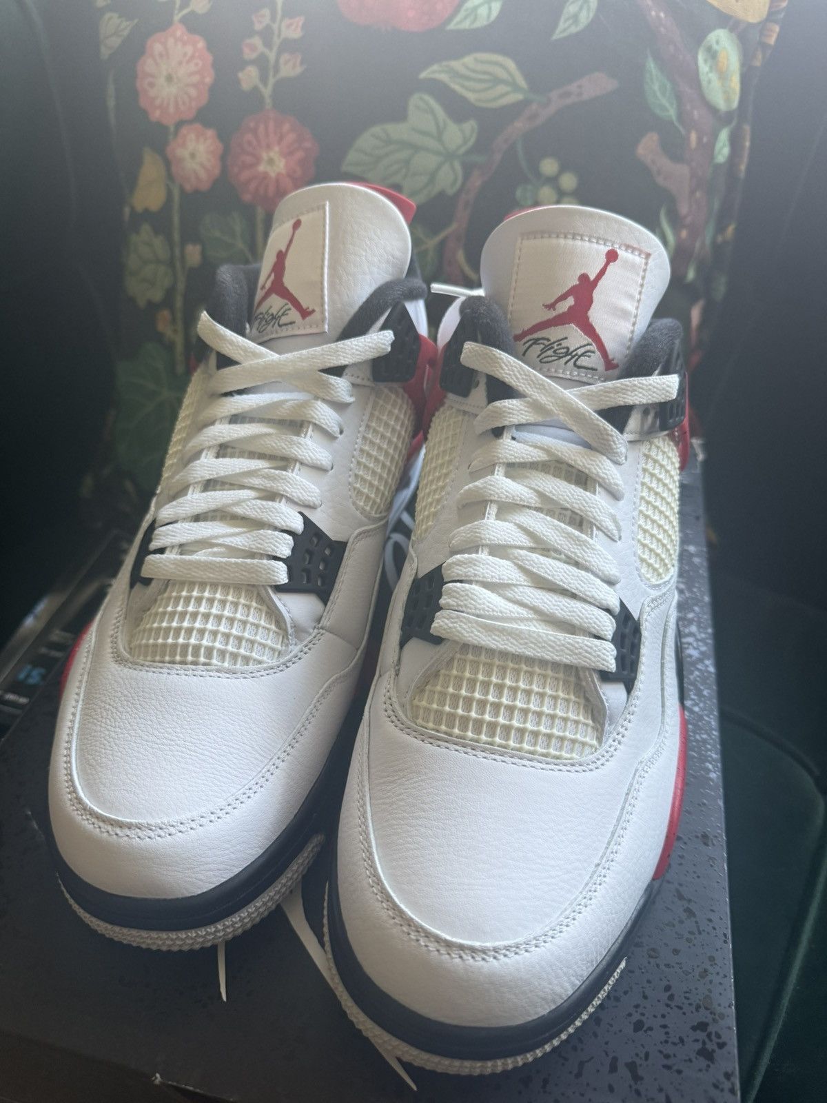 Jordan Brand Jordan 4 Retro Red Cement Size US 11.5 / EU 44-45 - 1 Thumbnail