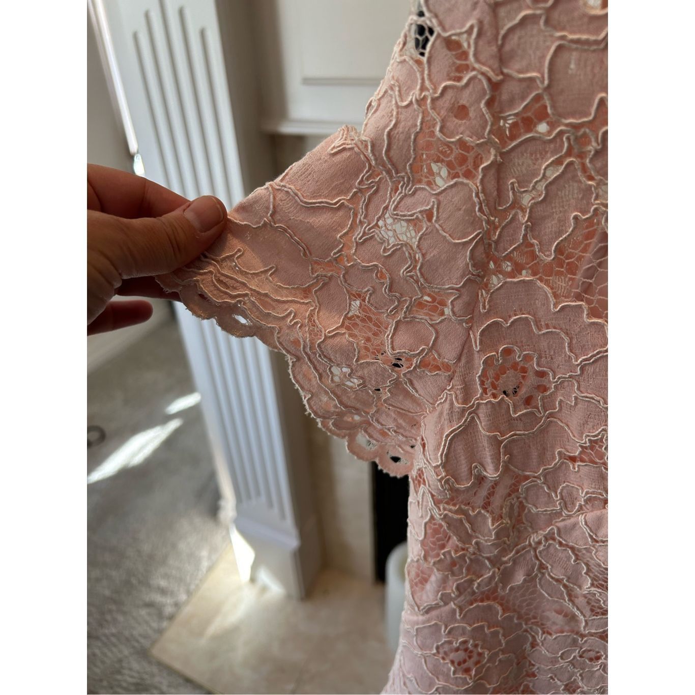 Lauren Ralph Lauren Lauren Ralph Lauren Women’s Petite Pink Lace Sheath Formal E Size XL / US 12-14 / IT 48-50 - 5 Thumbnail
