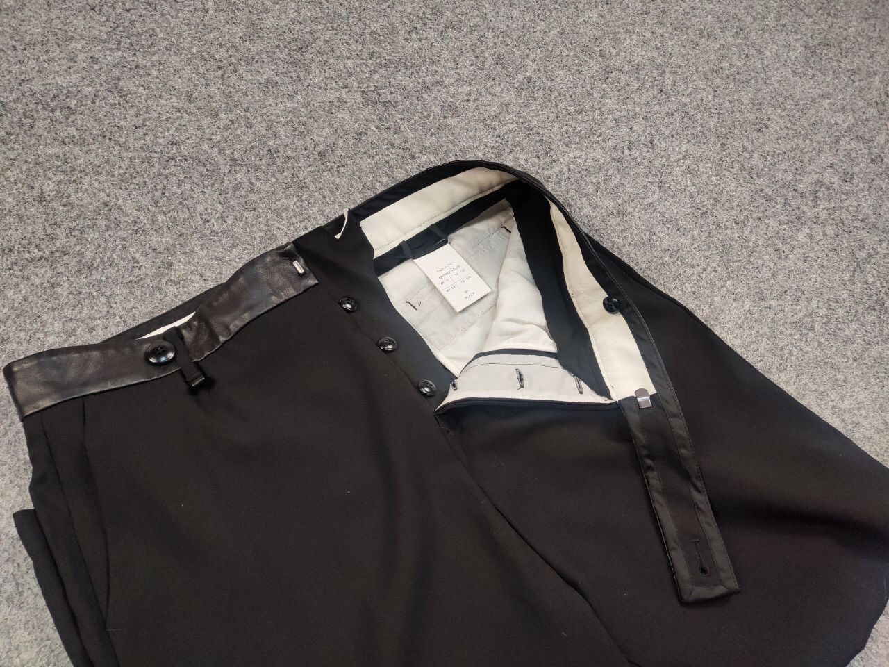 Rick Owens Rick Owens Astaires stretch Wool cropped pantalone Pants Size US 32 / EU 48 - 11 Thumbnail