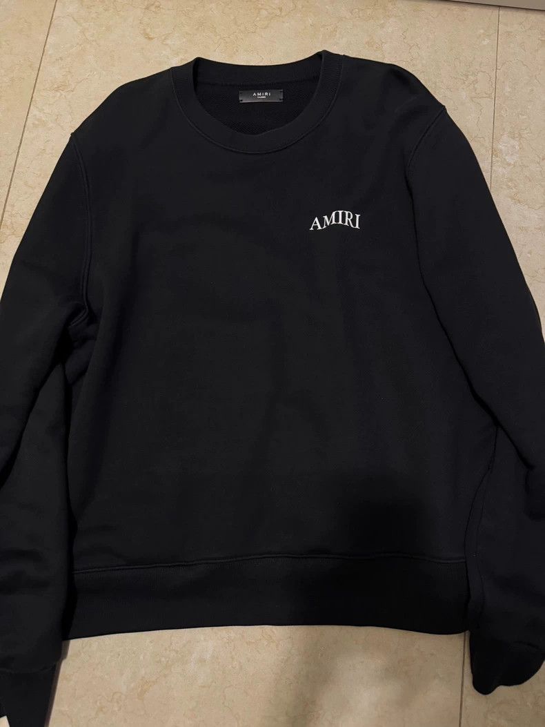 Amiri Amiri Classic black round-neck sweatshirt 2501-Nextarrow Size US XL / EU 56 / 4 - 1 Thumbnail