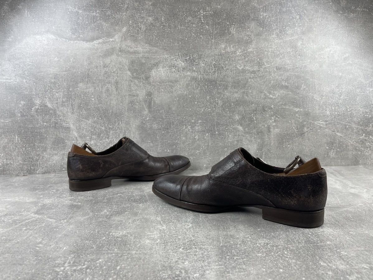 Officine Creative Officine Creative Distressed Leather Double Monk Strap Shoe Size US 8 / EU 41 - 5 Thumbnail