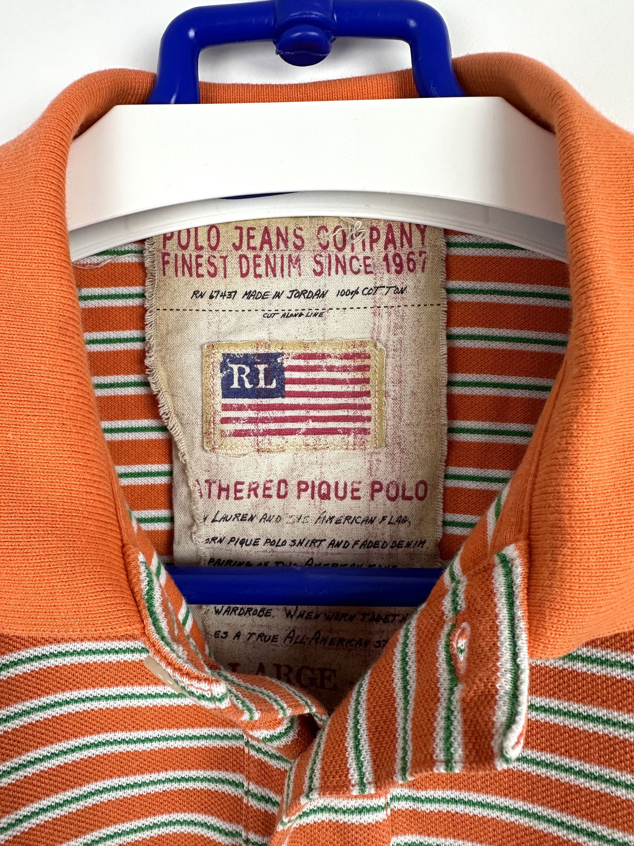 Ralph Lauren Polo Jeans Ralph Lauren Vintage Striped Shirt Size US XL / EU 56 / 4 - 4 Thumbnail