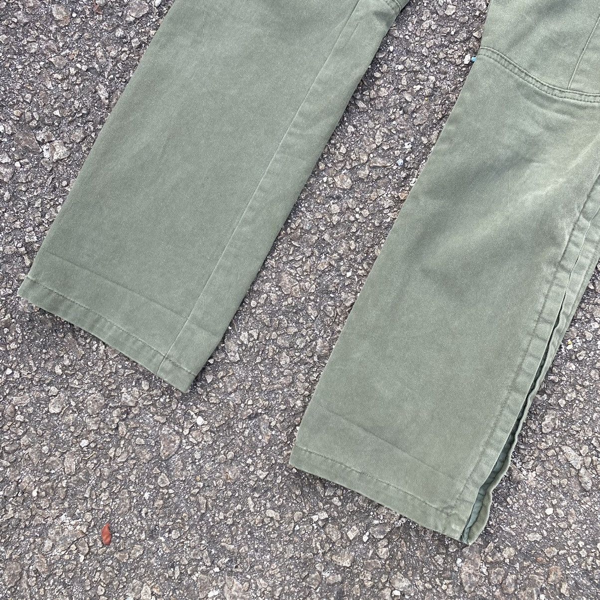 Hysteric Glamour Flare Cargo Pants Green Army Heaven and Earth Punk Bootcut Size US 29 - 6 Thumbnail
