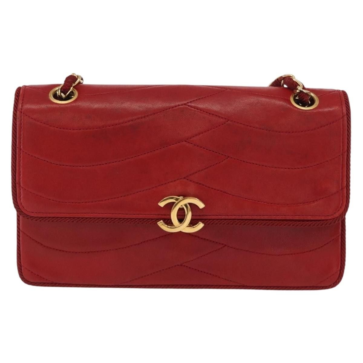 Chanel Chanel Vintage Pagoda Flap Bag Quilted Lambskin Size ONE SIZE - 1 Thumbnail