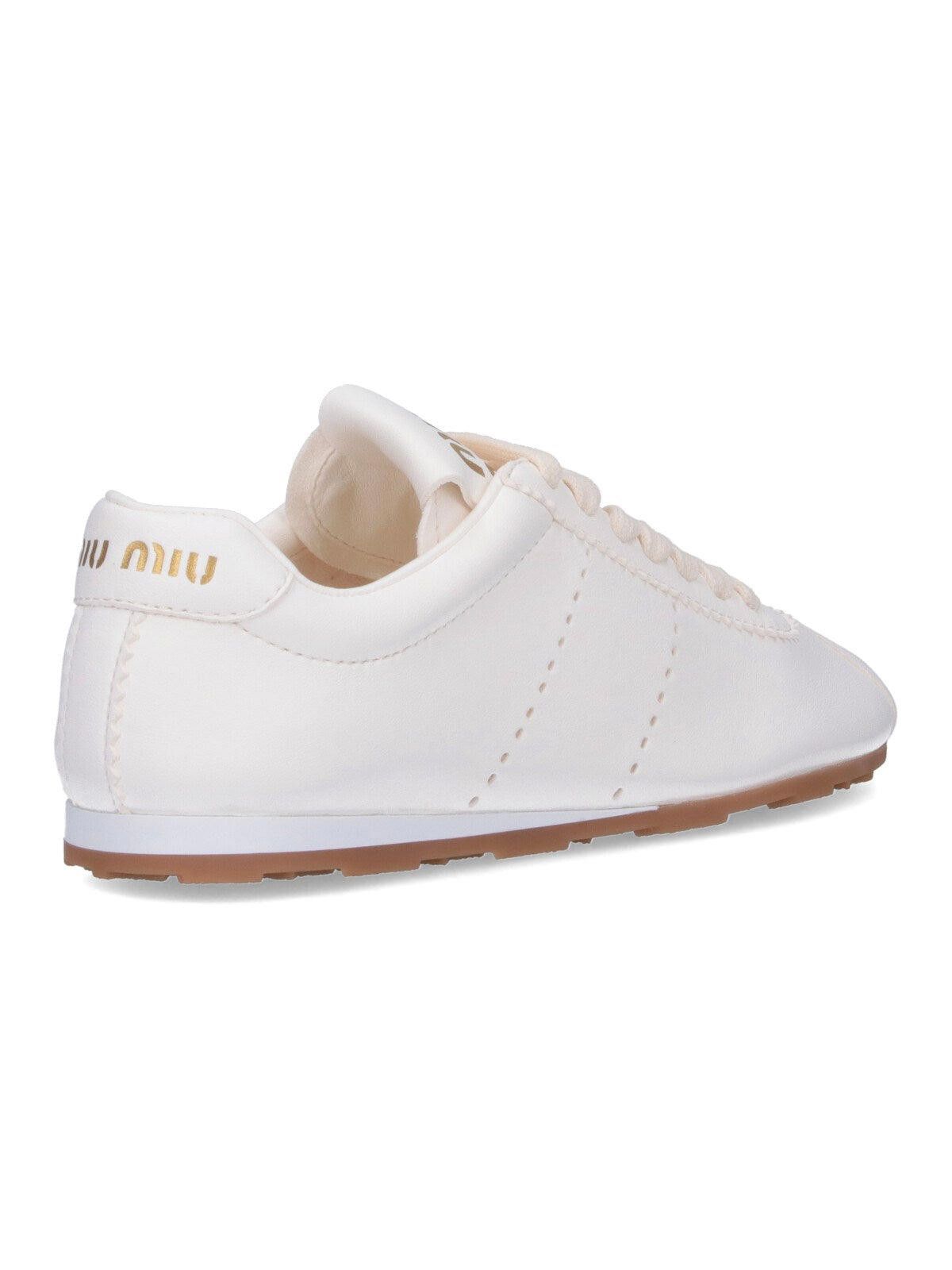 Miu Miu Miu Miu Plume nappa leather sneakers size 39 Size ONE SIZE - 4 Thumbnail