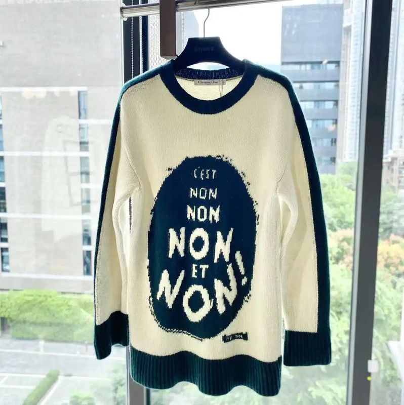 Dior Dior Multicolor Wool Pullover Sweater 0089 Size ONE SIZE - 1 Thumbnail