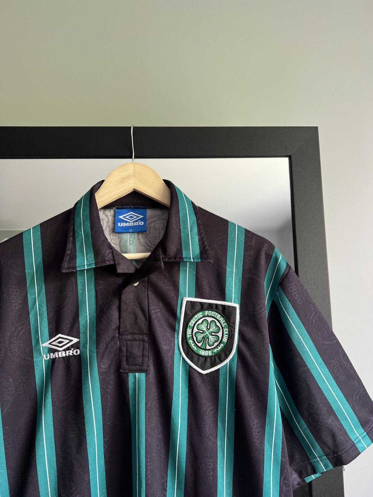 Umbro Vintage Umbro Celtic Glasgow 1992-1993 Blokecore Jersey Size US XL / EU 56 / 4 - 3 Thumbnail