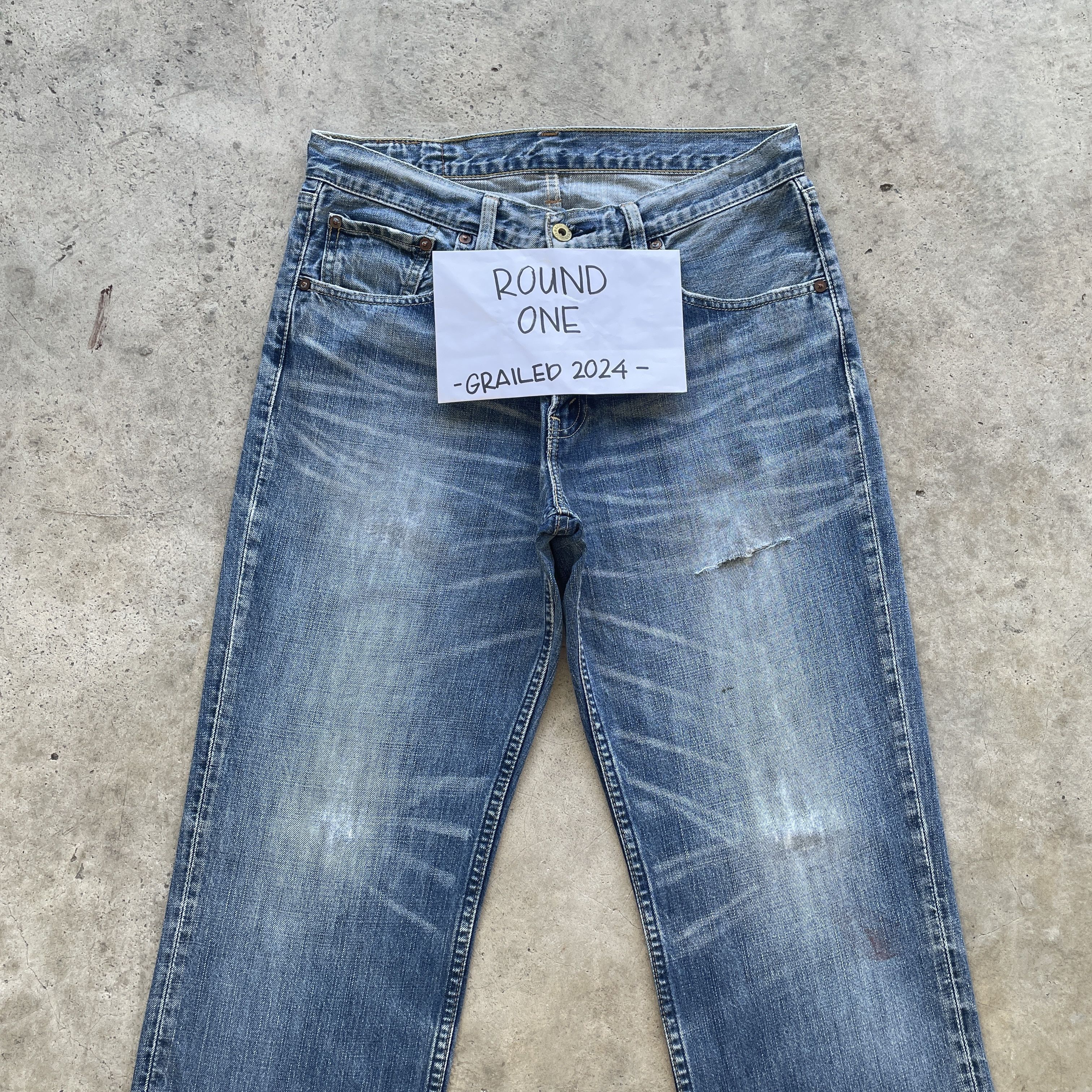 Levi's VINTAGE LEVI’S 502 JEANS FADED DENIM PANTS DISTRESSED W32 Size US 32 / EU 48 - 3 Thumbnail