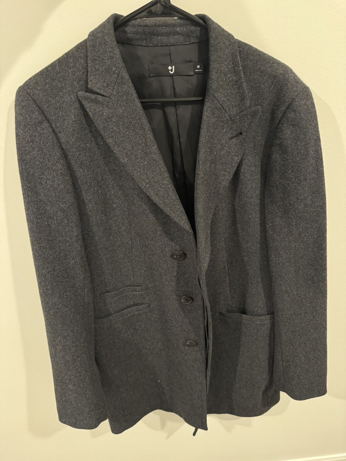 Uniqlo Flannel Coat Size US M / EU 48-50 / 2 - 1 Thumbnail