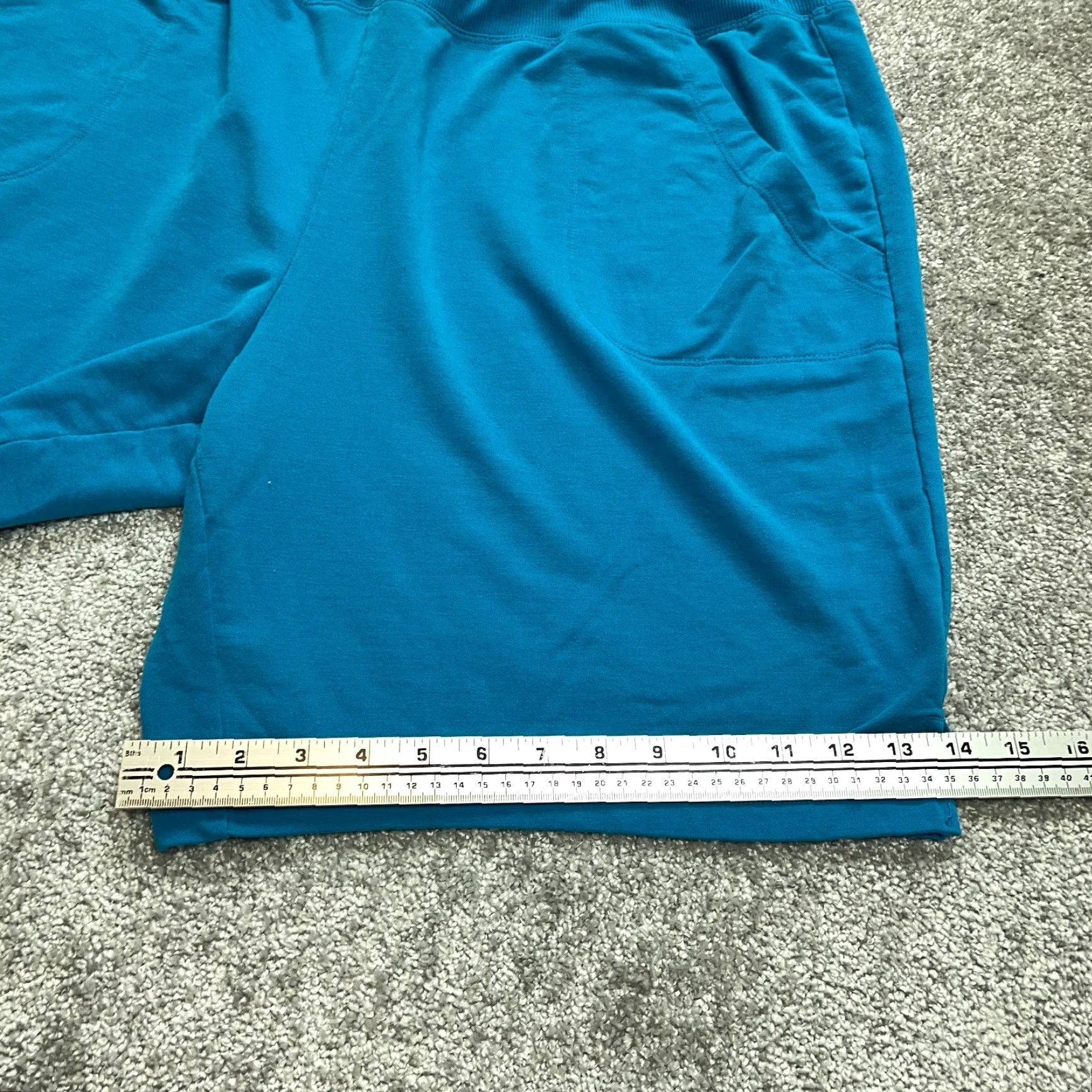 Athletic Works Athletic Works Sweatshorts Womens XXXL 22 Light Blue Lounge Soft Drawstring Elastic Waist Casual Shorts Sweat Size ONE SIZE - 2 Thumbnail
