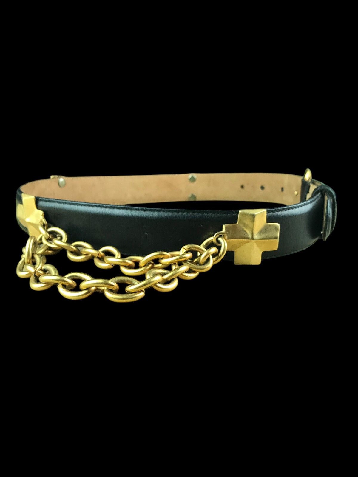 Leather × Robert Lee Morris VINTAGE ROBERT LEE MORRIS GOLD PLEATED Size ONE SIZE - 1 Thumbnail