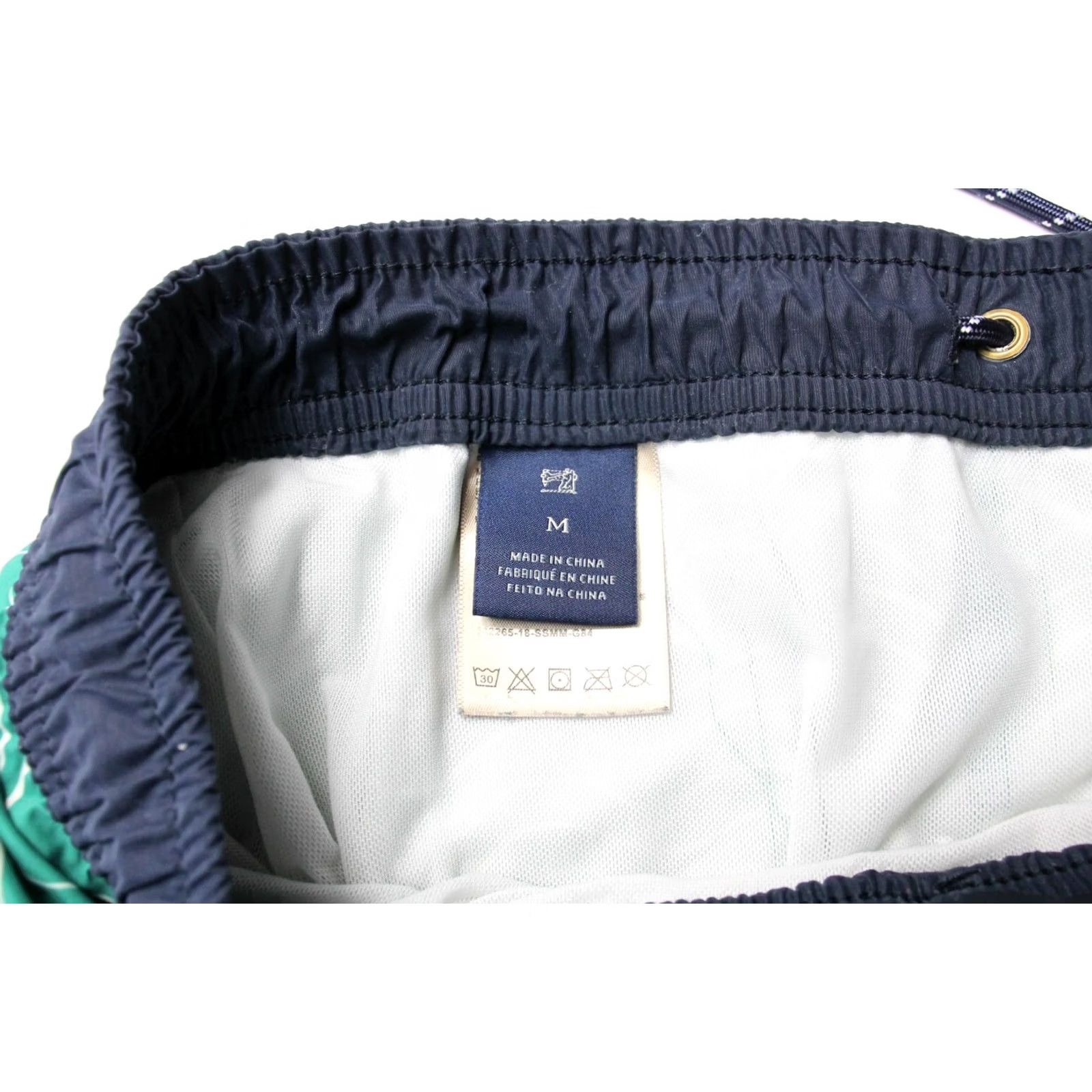 Scotch & Soda SCOTCH & SODA Swimwear Shorts Men's MEDIUM Blue Drawstring Logo Patterned Size US 31 - 6 Thumbnail