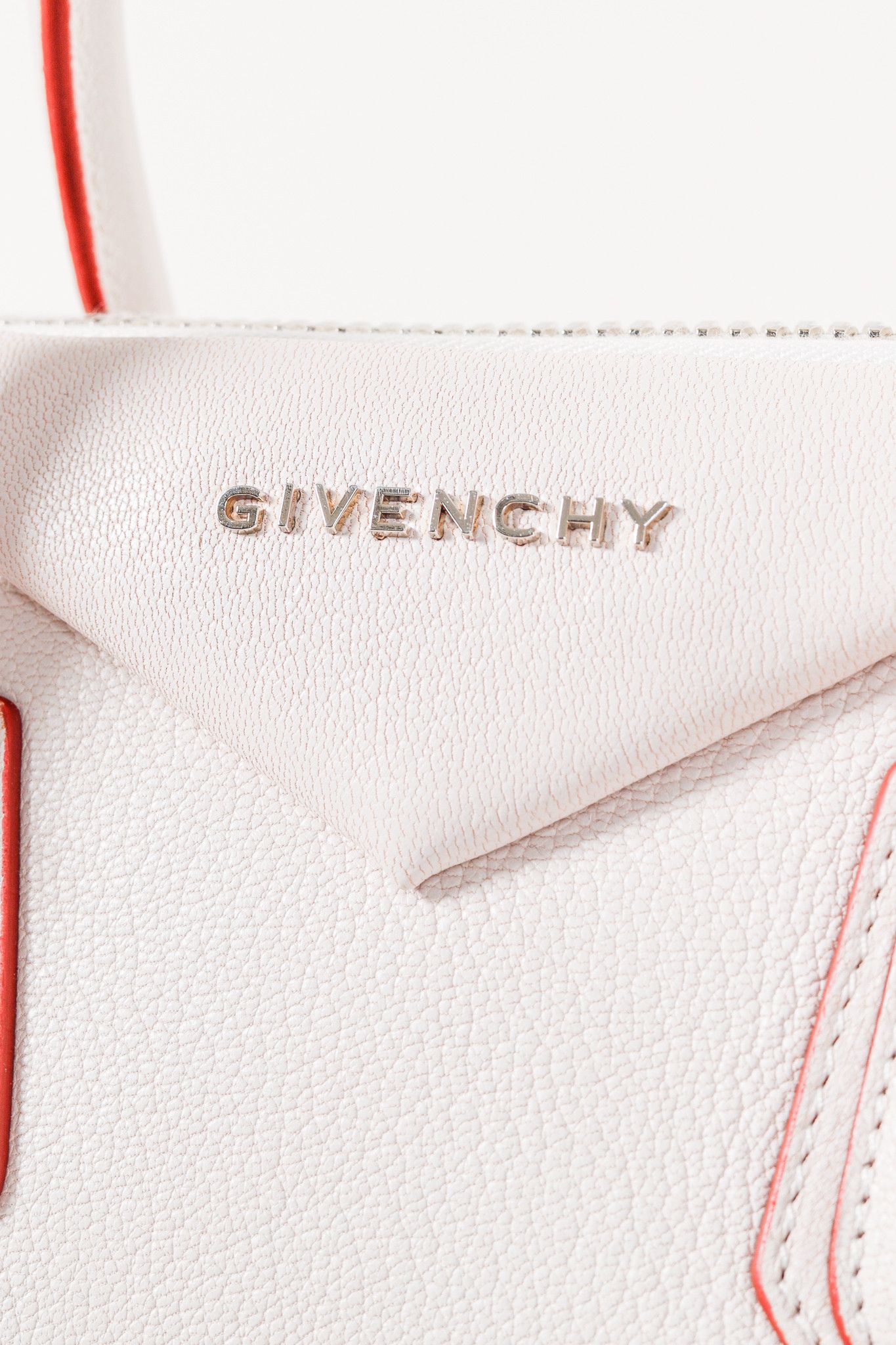 Givenchy Givenchy Sugar Goatskin White Antigona Top Handle Handbag Size ONE SIZE - 8 Thumbnail