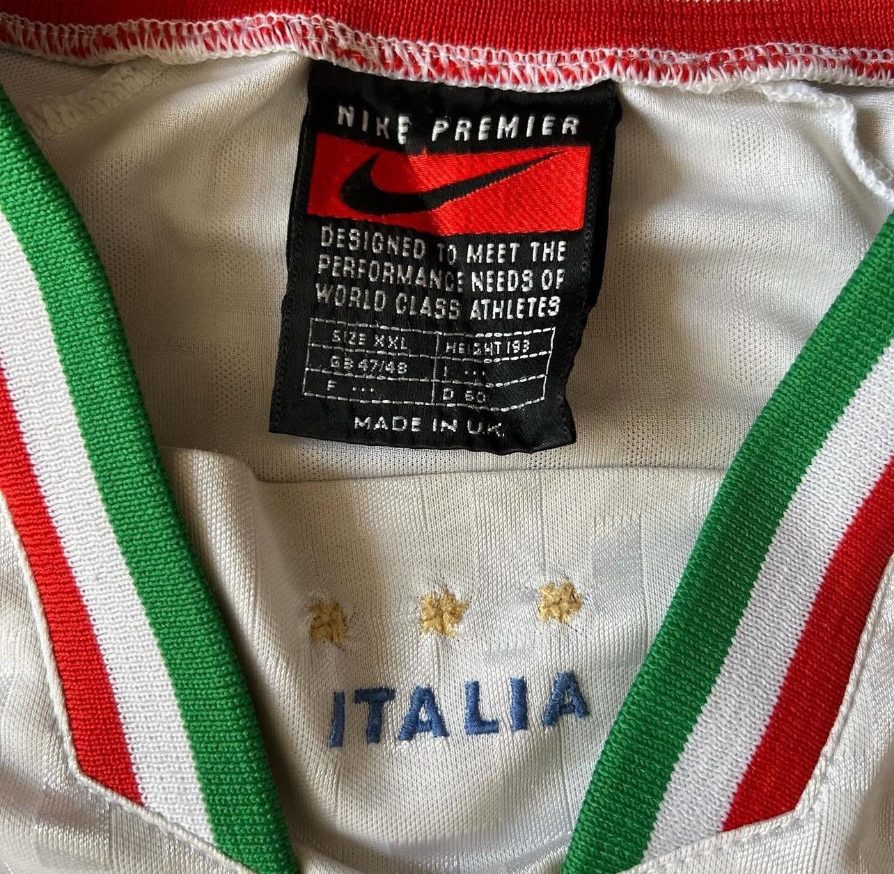 Vintage Vintage 1997 Nike Italy Training Shirt size XL Size US XL / EU 56 / 4 - 2 Thumbnail