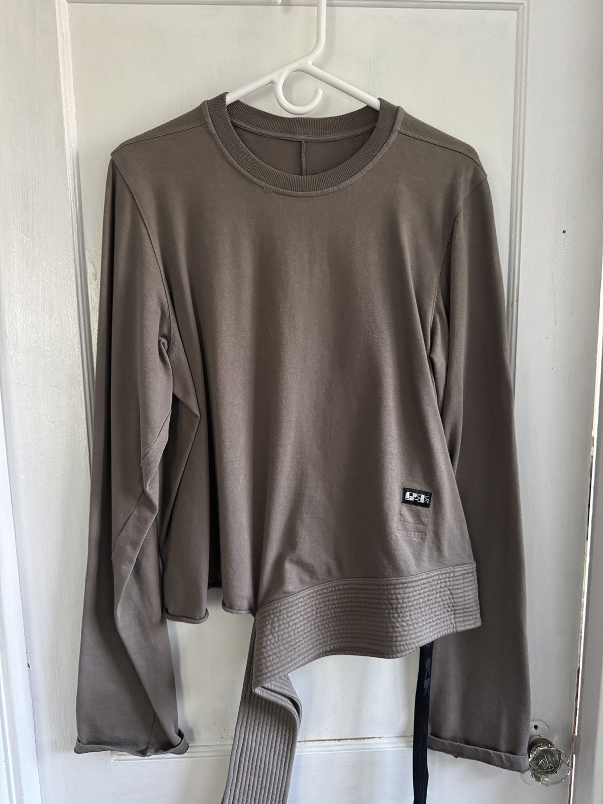 Rick Owens Drkshdw Rick Owens DRKSHDW Dust Asymmetrical Hem Sweatshirt Size US M / EU 48-50 / 2 - 1 Thumbnail