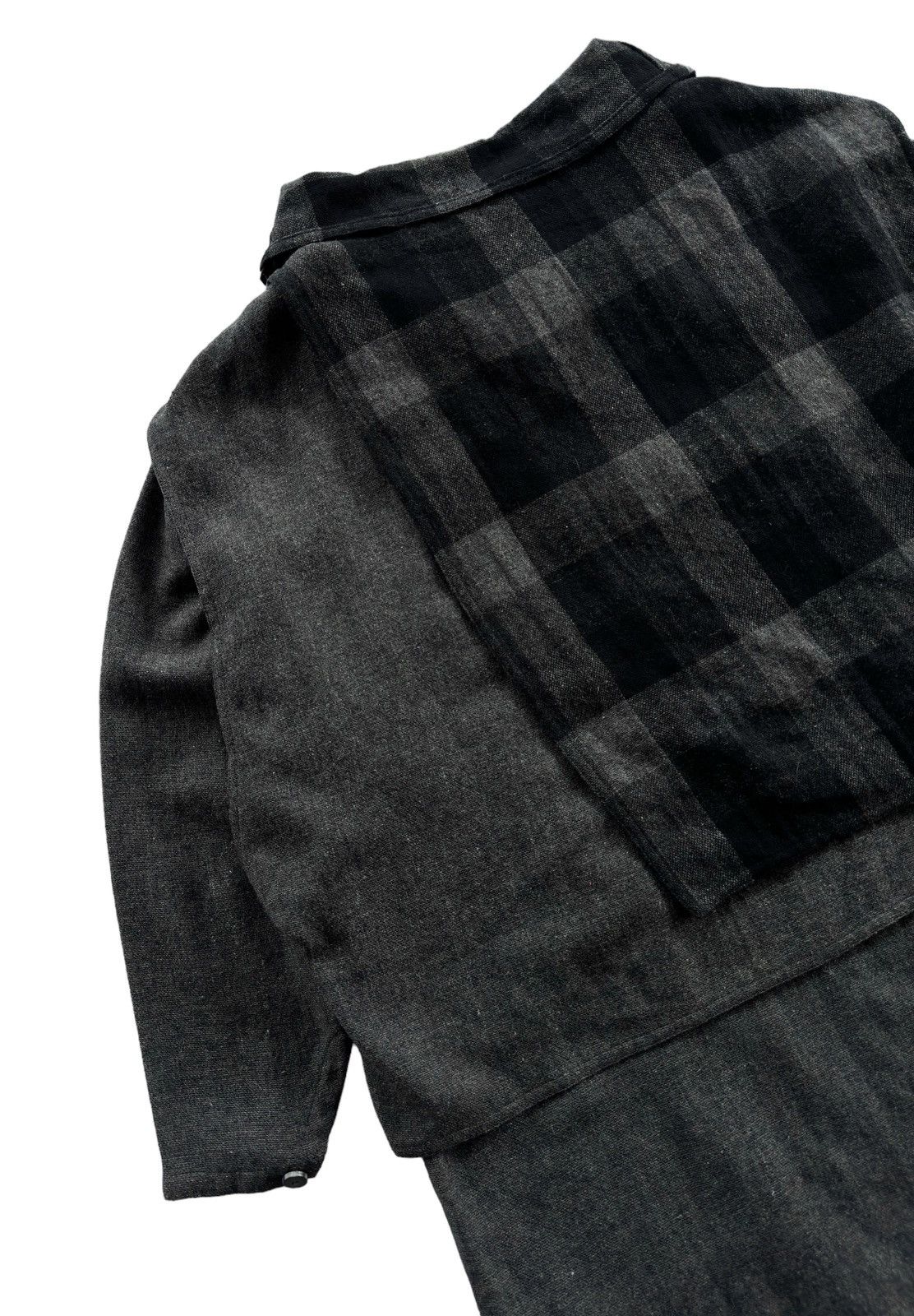 Issey Miyake × Pleats Please Issey Miyake × Vintage Issey Miyake Sports Dress Plaid Panel Chest Size US M / EU 48-50 / 2 - 10 Thumbnail
