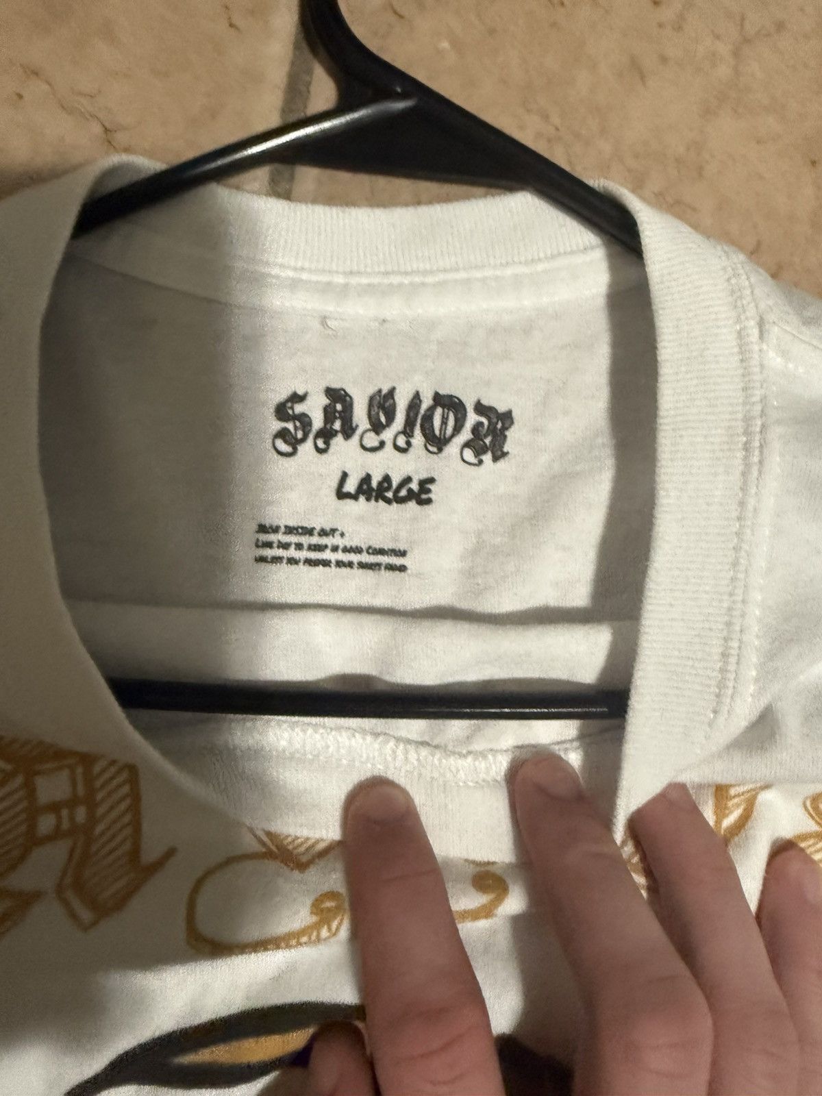 Vintage Jaetips Savior T shirt Size US L / EU 52-54 / 3 - 3 Thumbnail