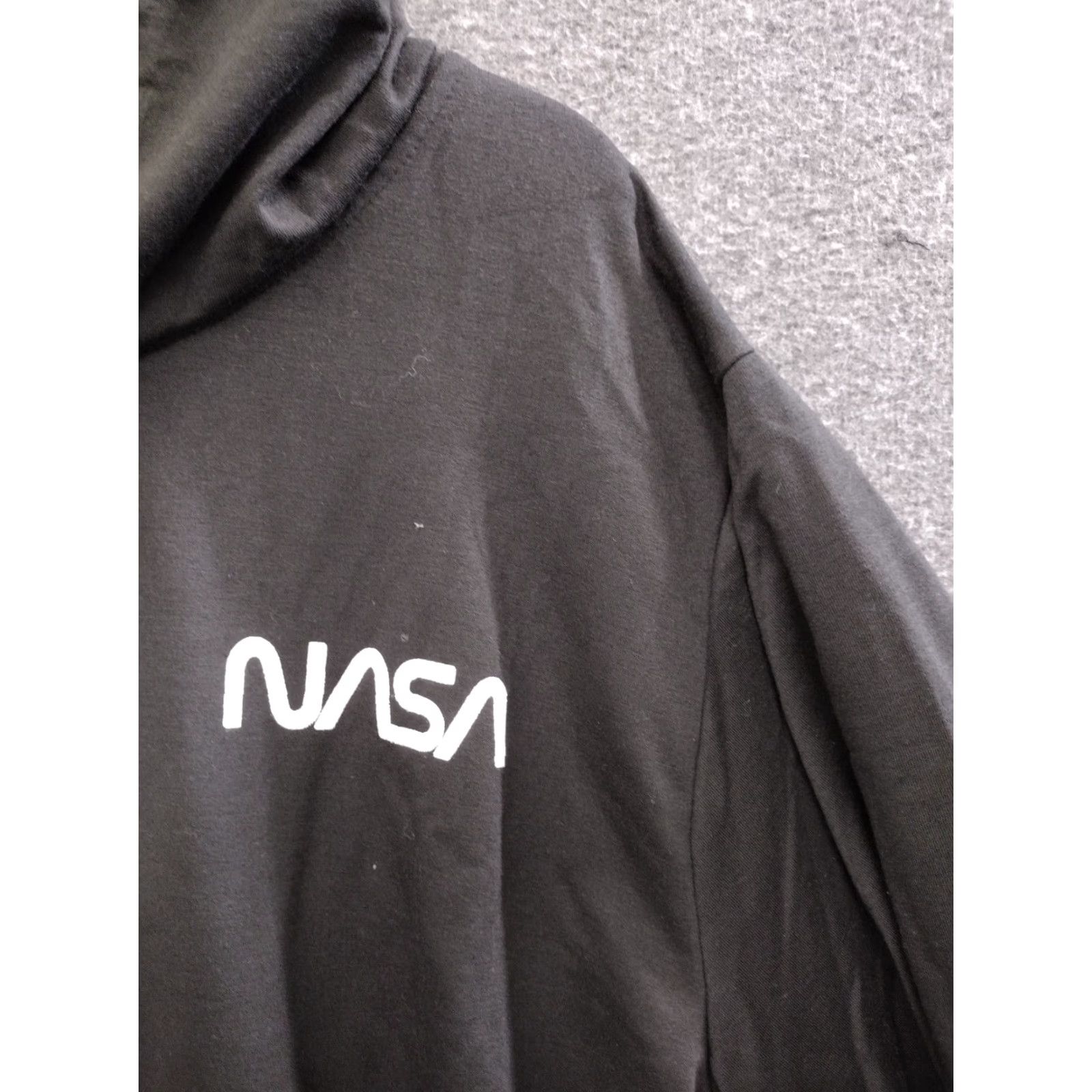NASA NASA Unbranded Logo Hoodie Sweatshirt Men XXL Black/White Size US XXL / EU 58 / 5 - 6 Thumbnail