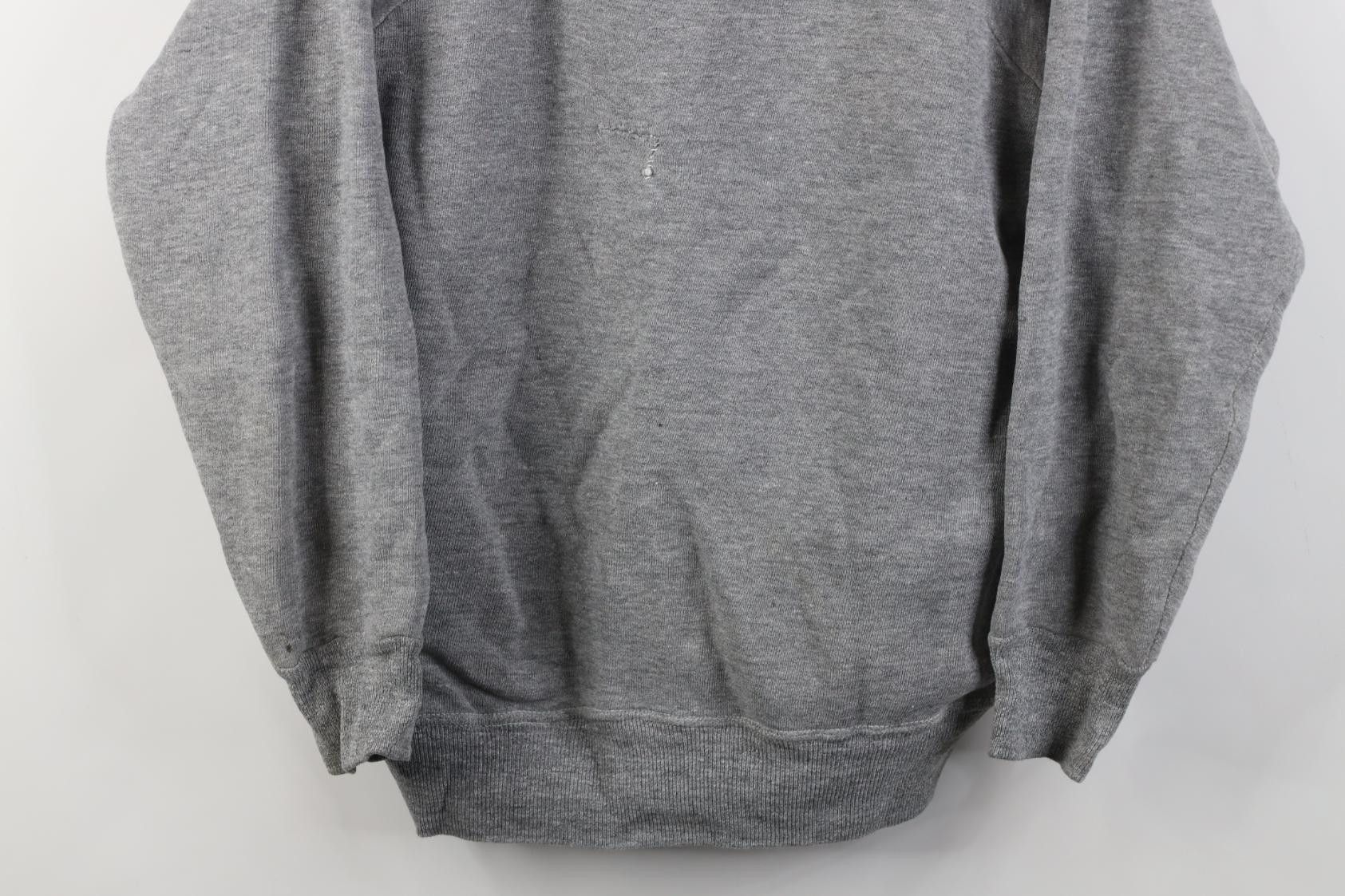 Vintage Vintage 60s 70s Blank Triblend Sweatshirt Heather Gray USA Size US S / EU 44-46 / 1 - 3 Thumbnail