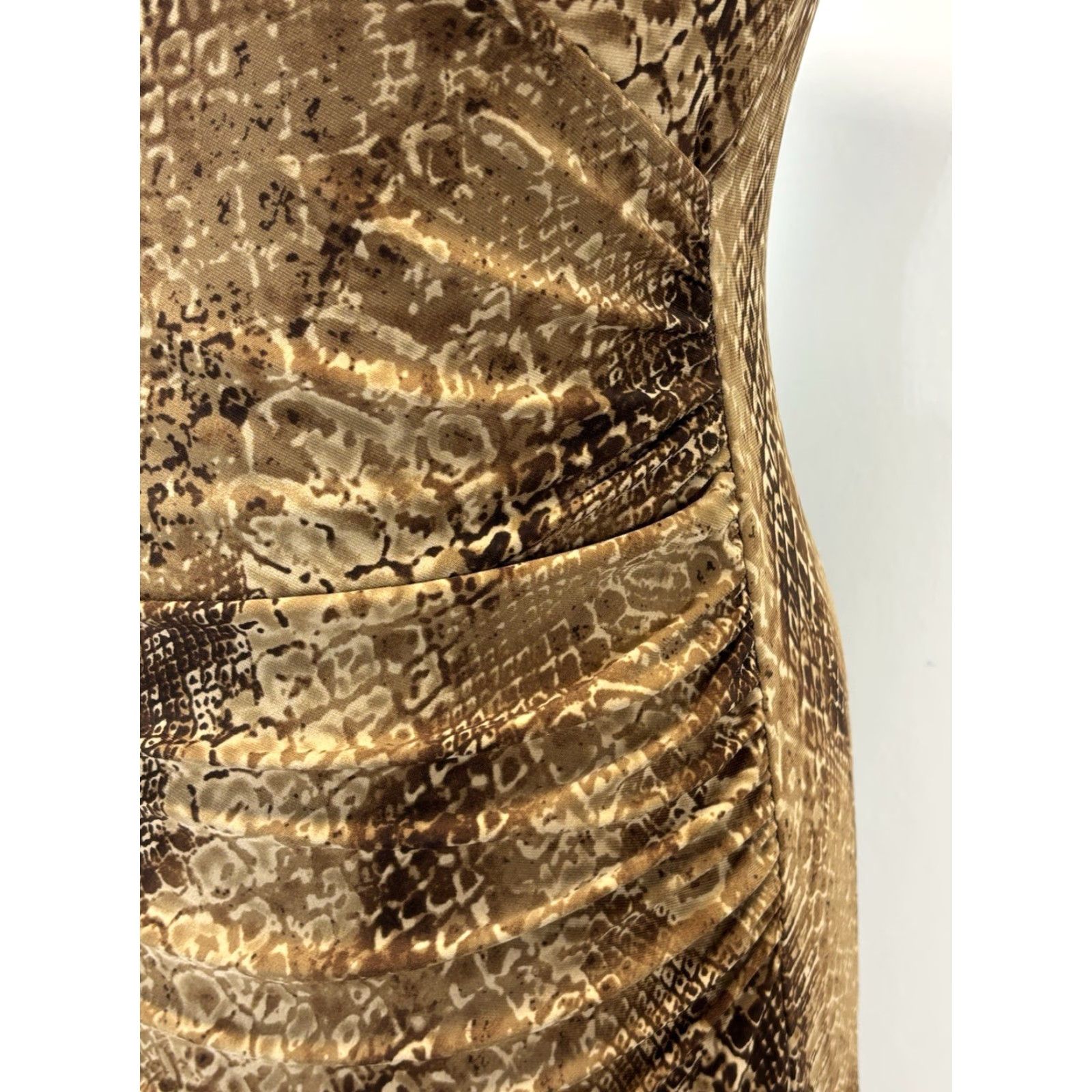 Ralph Lauren Lauren Ralph Lauren Faux Wrap Jersey Dress Sz Small Women’s Sleeveless Python Size S / US 4 / IT 40 - 6 Thumbnail