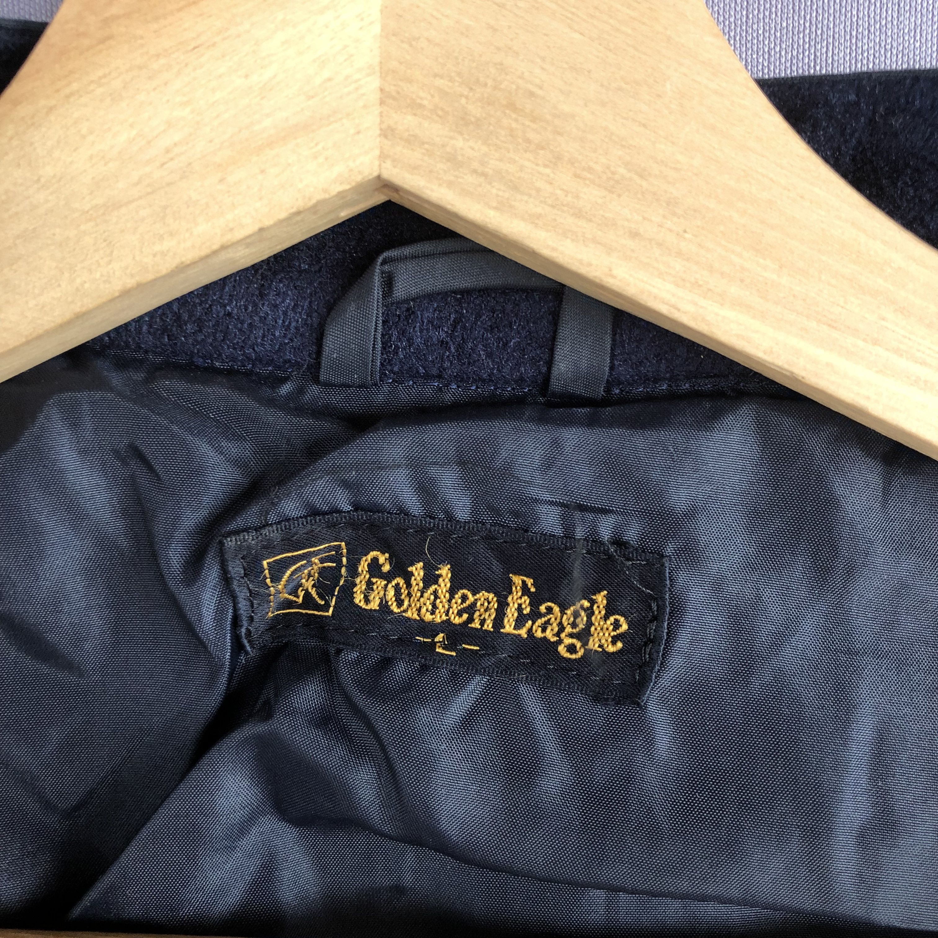 Japanese Brand × Vintage Vintage Golden Eagle Wool Zipper Jacket Motorcycle Jacket Size US S / EU 44-46 / 1 - 6 Thumbnail