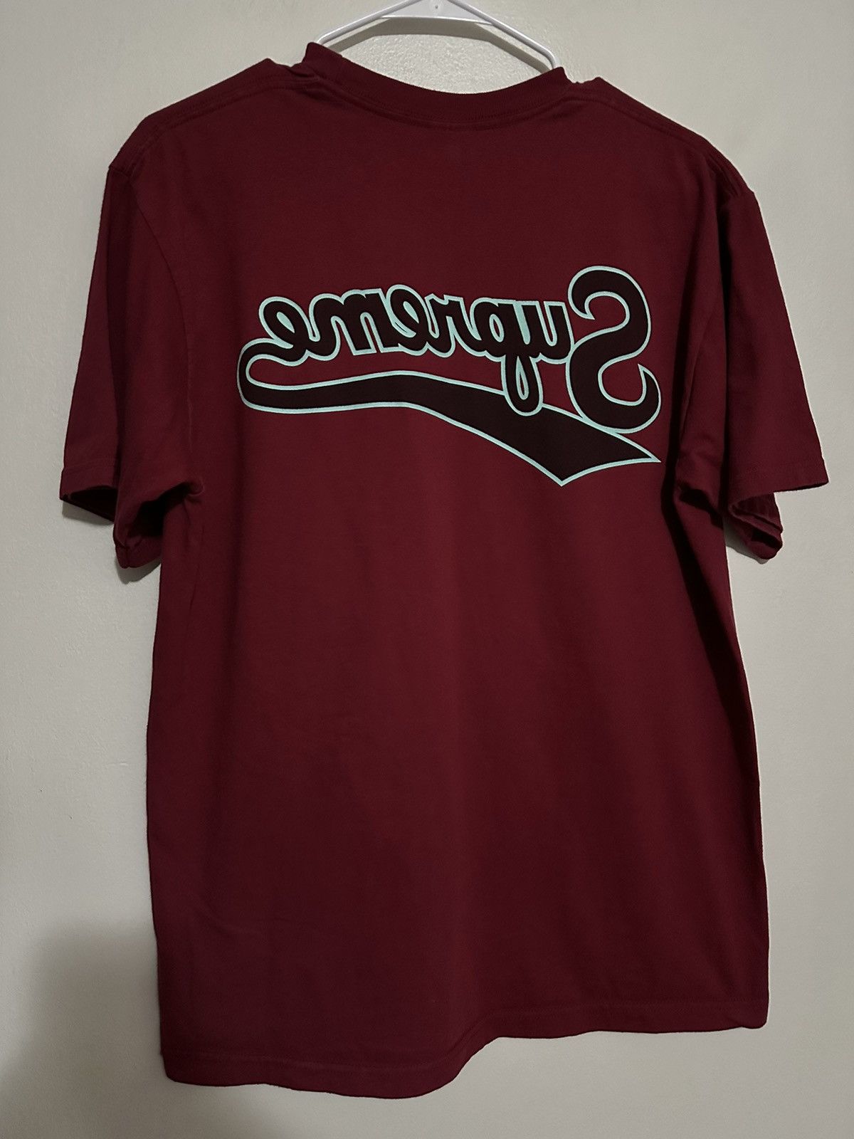 Supreme Supreme Backwards Tee Size US M / EU 48-50 / 2 - 1 Thumbnail