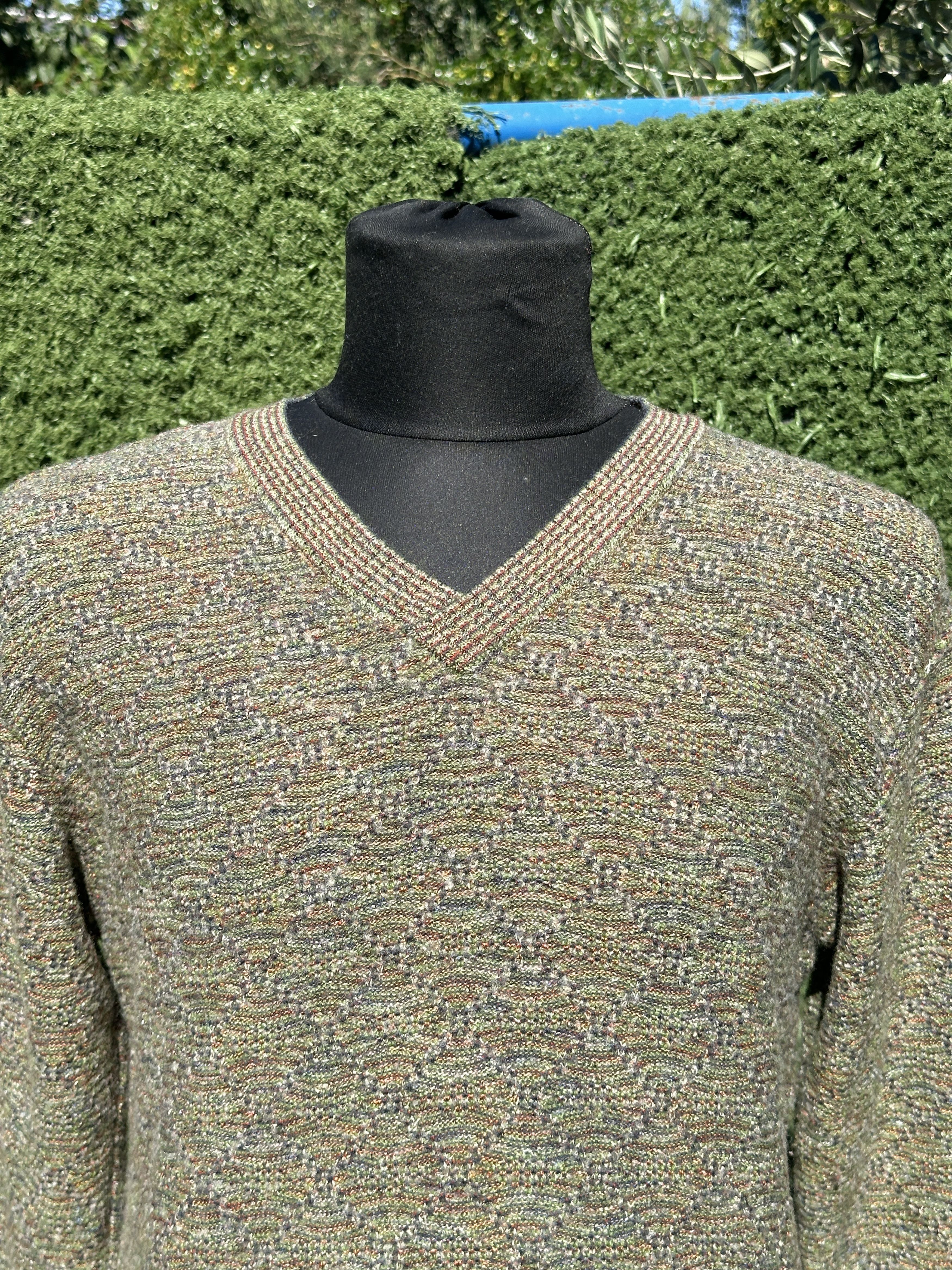 Missoni Missoni Sport Knit Pullover Sweater Rainbow Size 50 Size US M / EU 48-50 / 2 - 3 Thumbnail