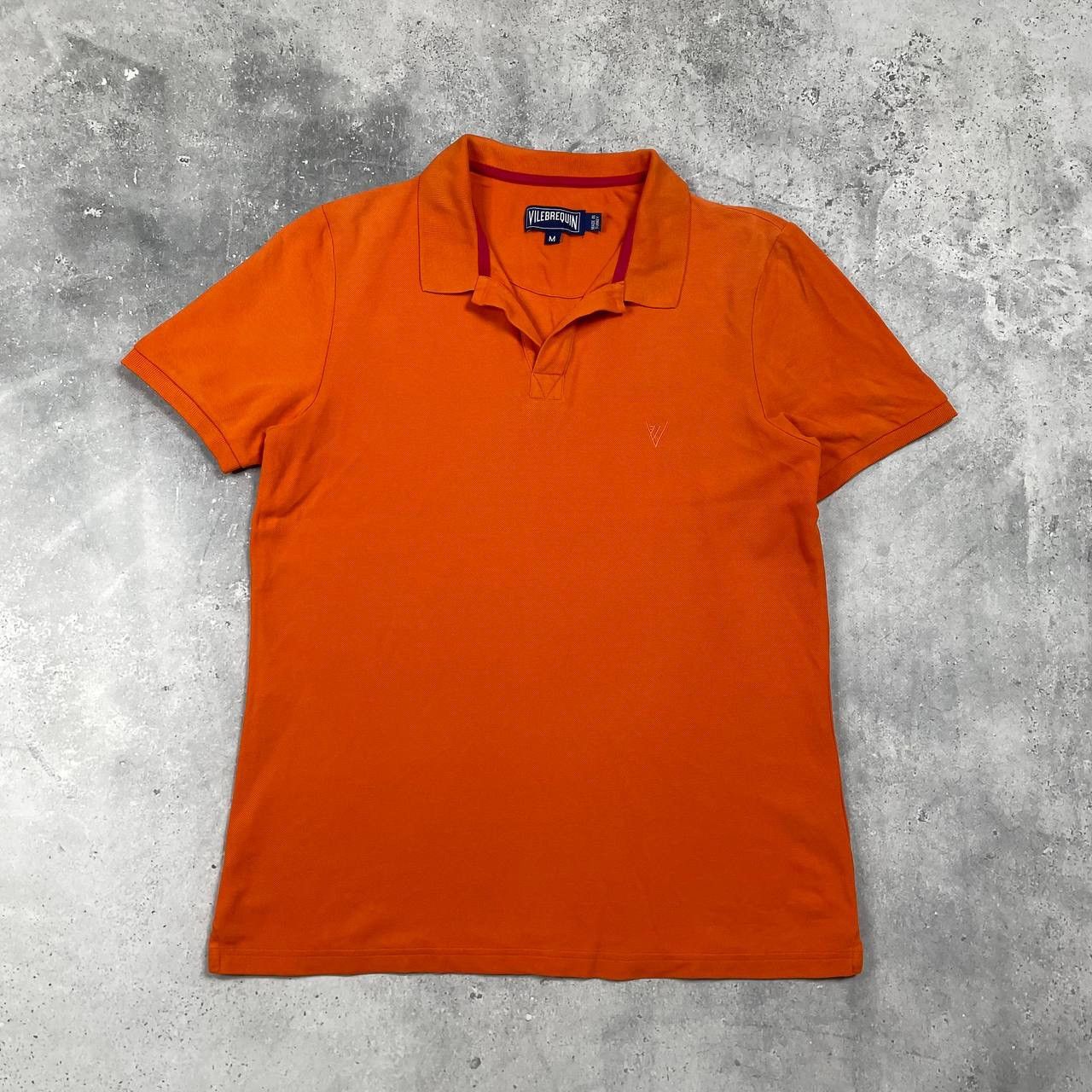 Vilebrequin Vilebrequin Pyramid Cotton Polo Shirt Orange Size M Size US M / EU 48-50 / 2 - 1 Thumbnail