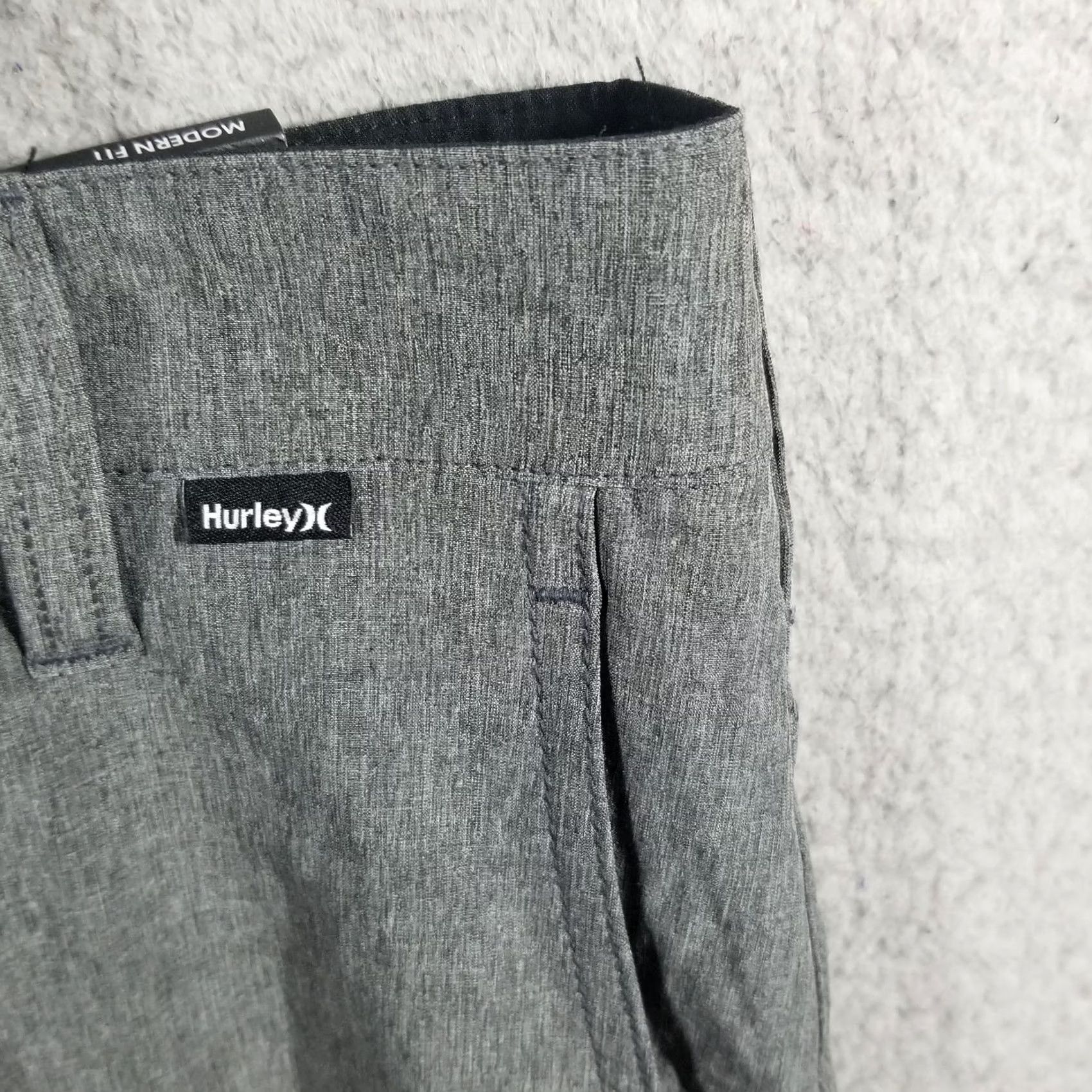 Hurley Hurley Phantom Shorts Mens 30 Gray Modern Fit 18.5 Inch Hybrid Stretch Shirt? Size US 30 / EU 46 - 3 Thumbnail
