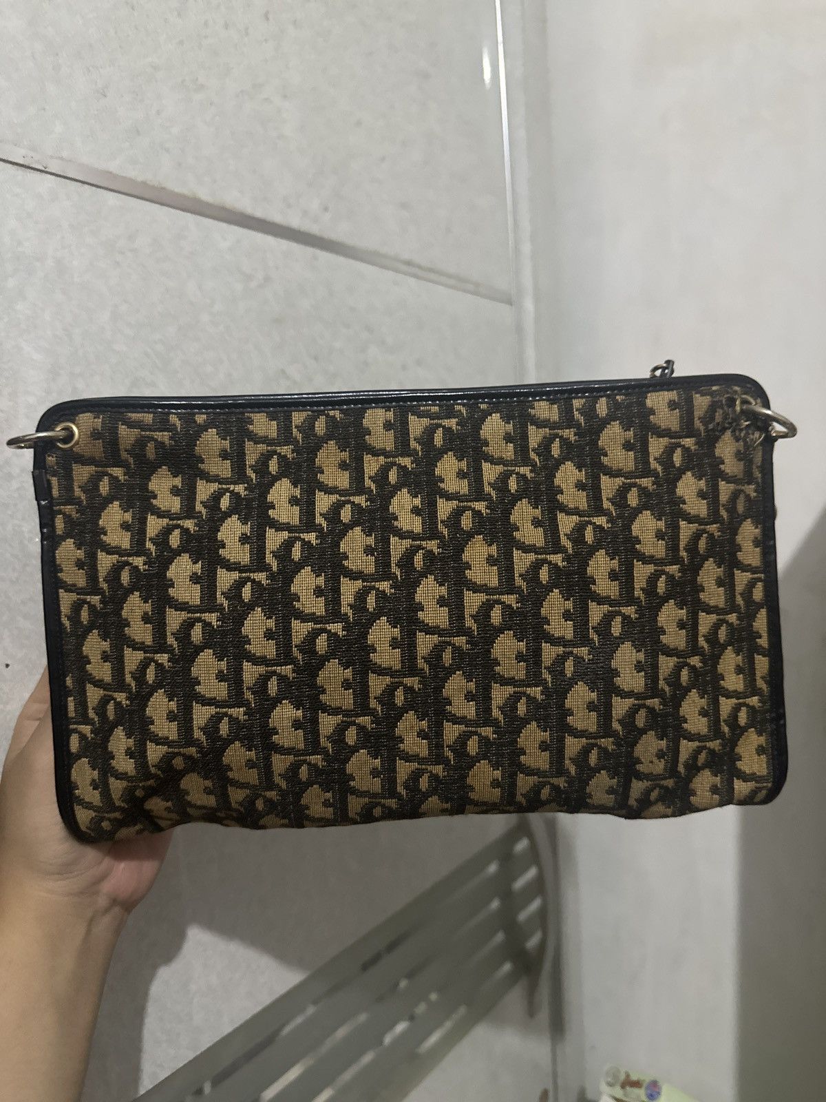 Dior Christian Dior Vintage Oblique Canvas Size ONE SIZE - 4 Thumbnail