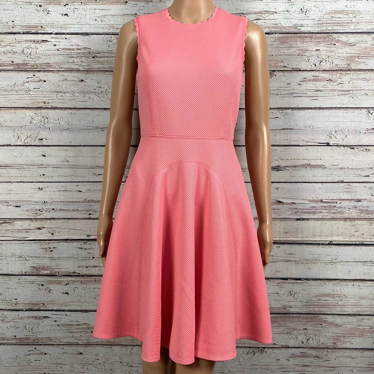 Other Rebecca Taylor Pink Scuba A-Line Fit & Flare Party Dress 0 Size XS / US 0-2 / IT 36-38 - 8 Thumbnail