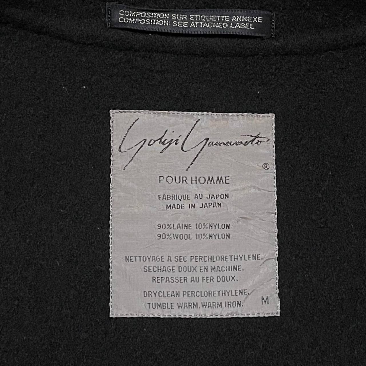 Yohji Yamamoto 80's YYPH Yohji Yamamoto Pour Homme Wool Jacket Size US M / EU 48-50 / 2 - 8 Thumbnail