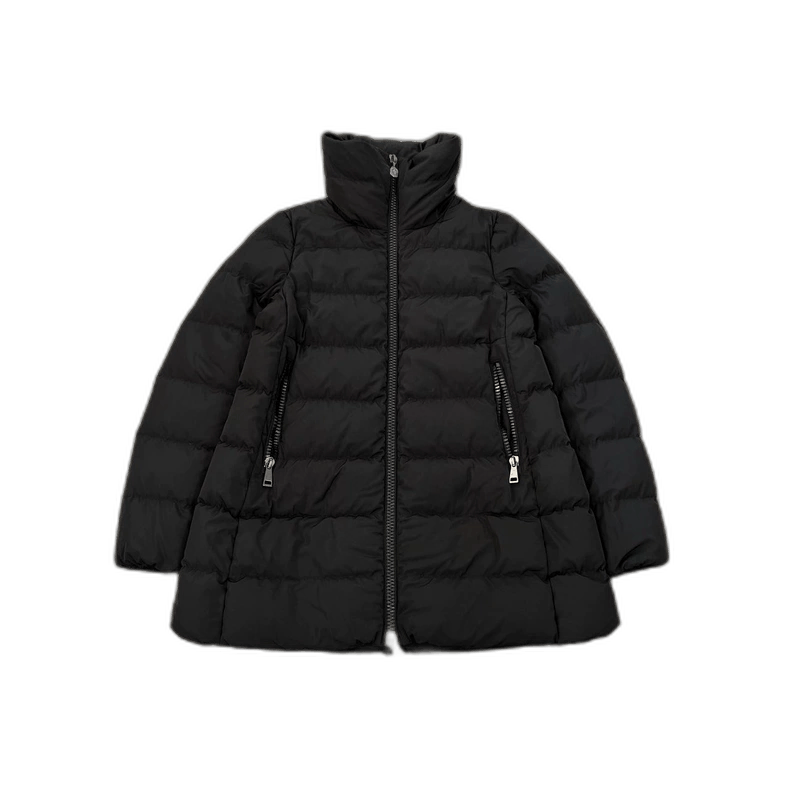 Moncler Moncler PETREA Black Mid-Length Down Jacket | Grailed