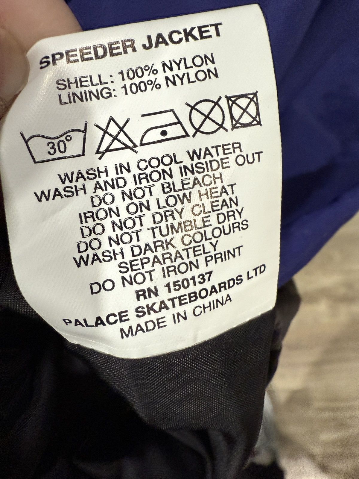 Palace Palace Skateboards Speeder Jacket Size Small Blue Orange Size US S / EU 44-46 / 1 - 4 Thumbnail