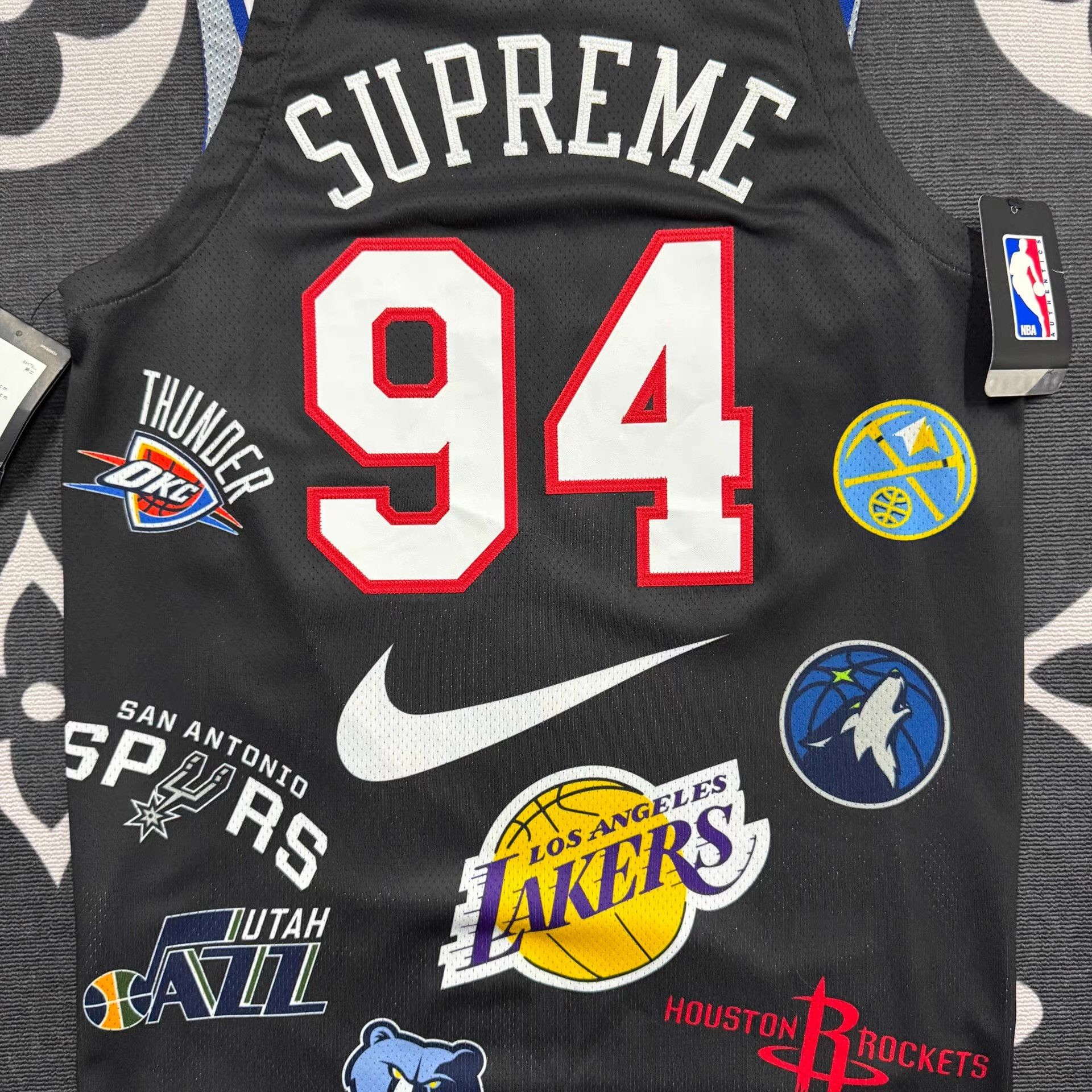 Supreme Supreme x Nike Black Jersey Q10 Size US S / EU 44-46 / 1 - 3 Thumbnail