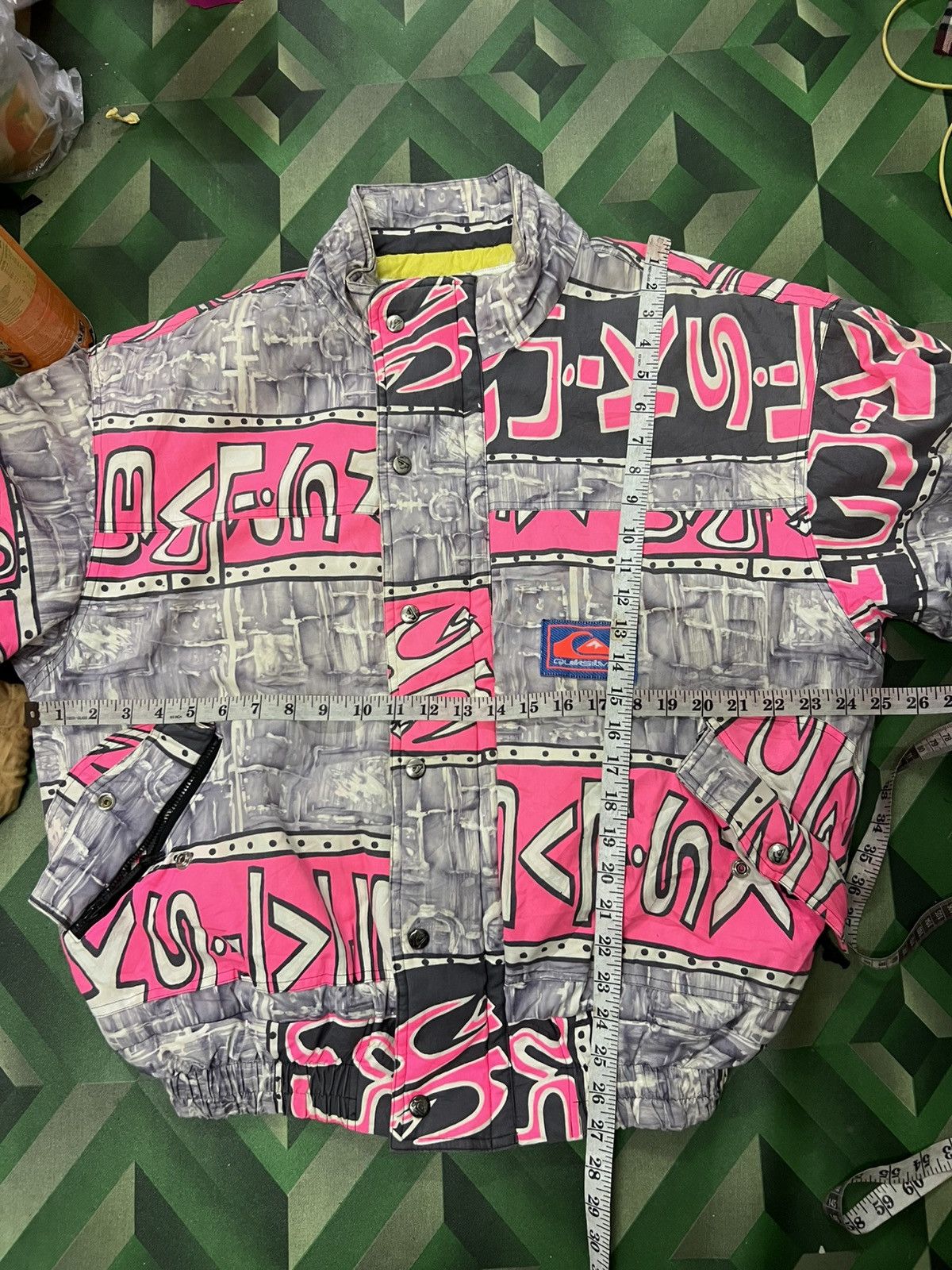Quiksilver × Vintage RARE QUIKSILVER SKI BOMBER JAVKET SKI Size US L / EU 52-54 / 3 - 12 Thumbnail