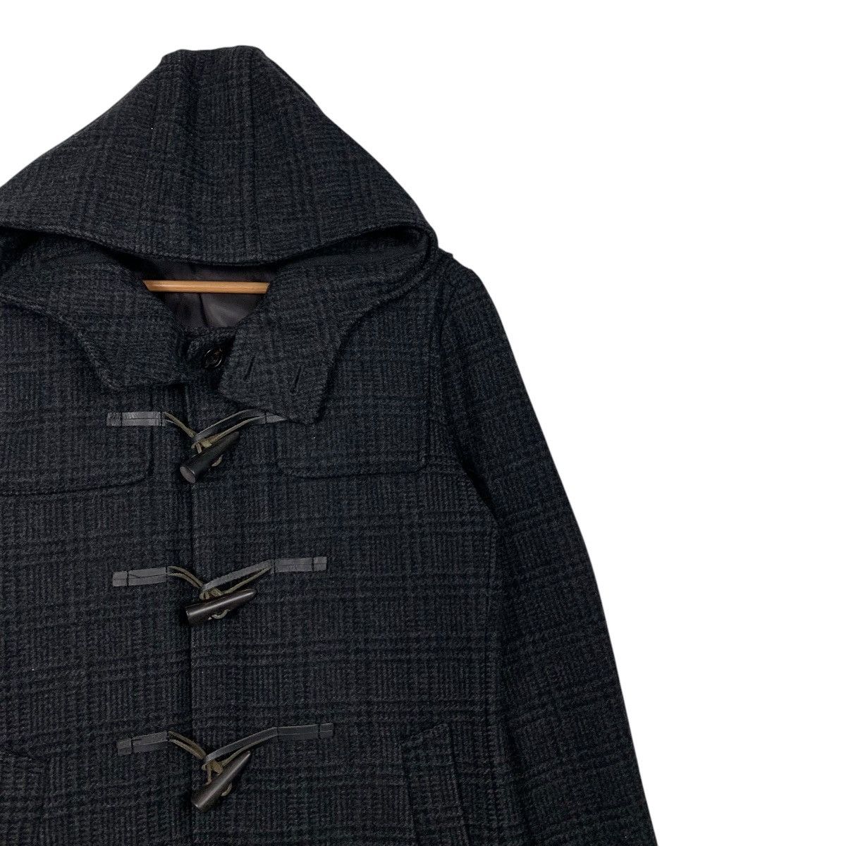 Schlussel SCHLUSSEL Checked Wool Duffle Coat Jacket #2439-C109 Size US S / EU 44-46 / 1 - 5 Thumbnail