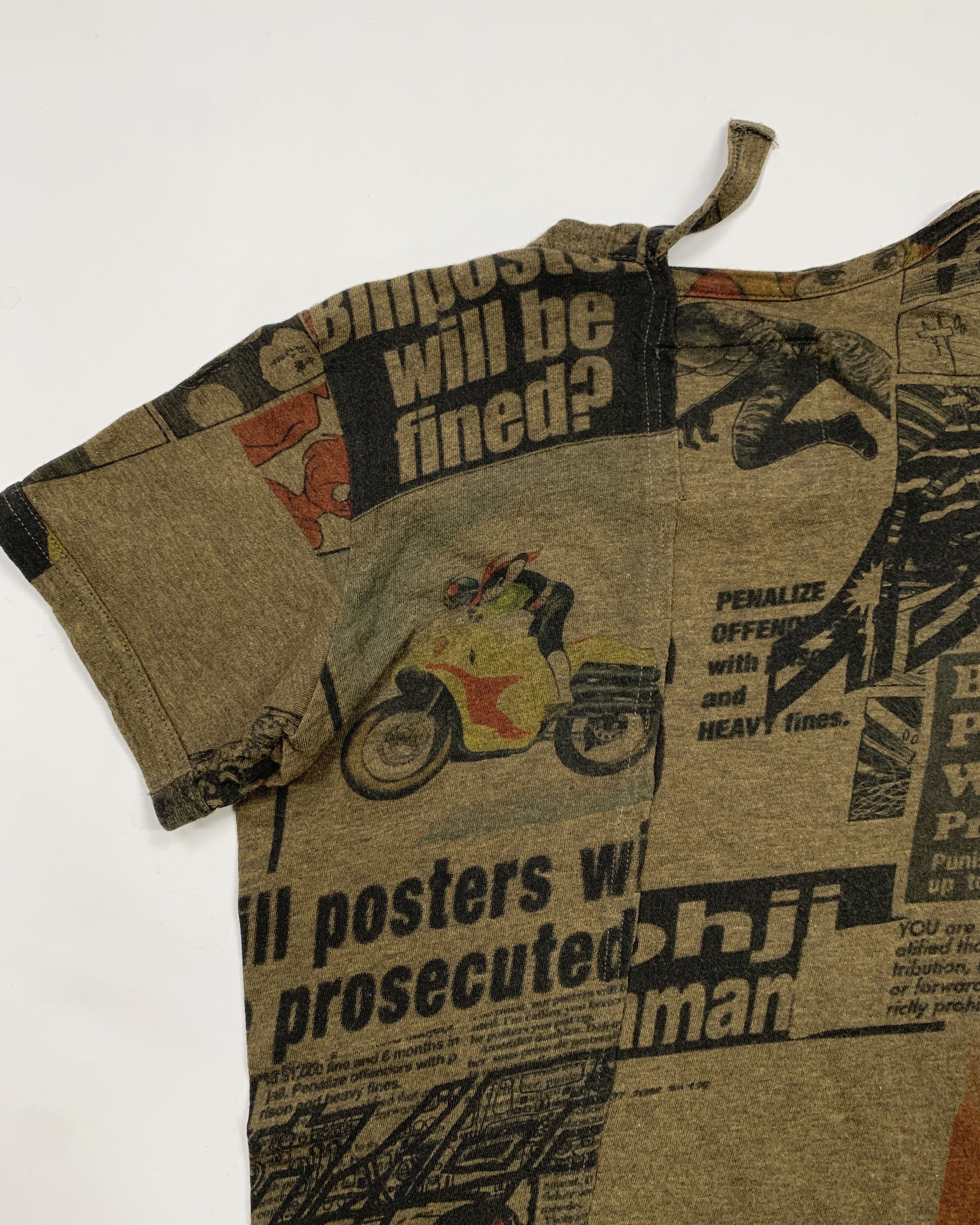 Yohji Yamamoto 2007 Kamen Rider Manga T-Shirt Size S / US 4 / IT 40 - 9 Thumbnail