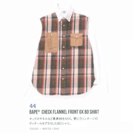 Bape 2013 Bape Check Flannel Front Oxford Button Down Shirt Size US XL / EU 56 / 4 - 2 Thumbnail