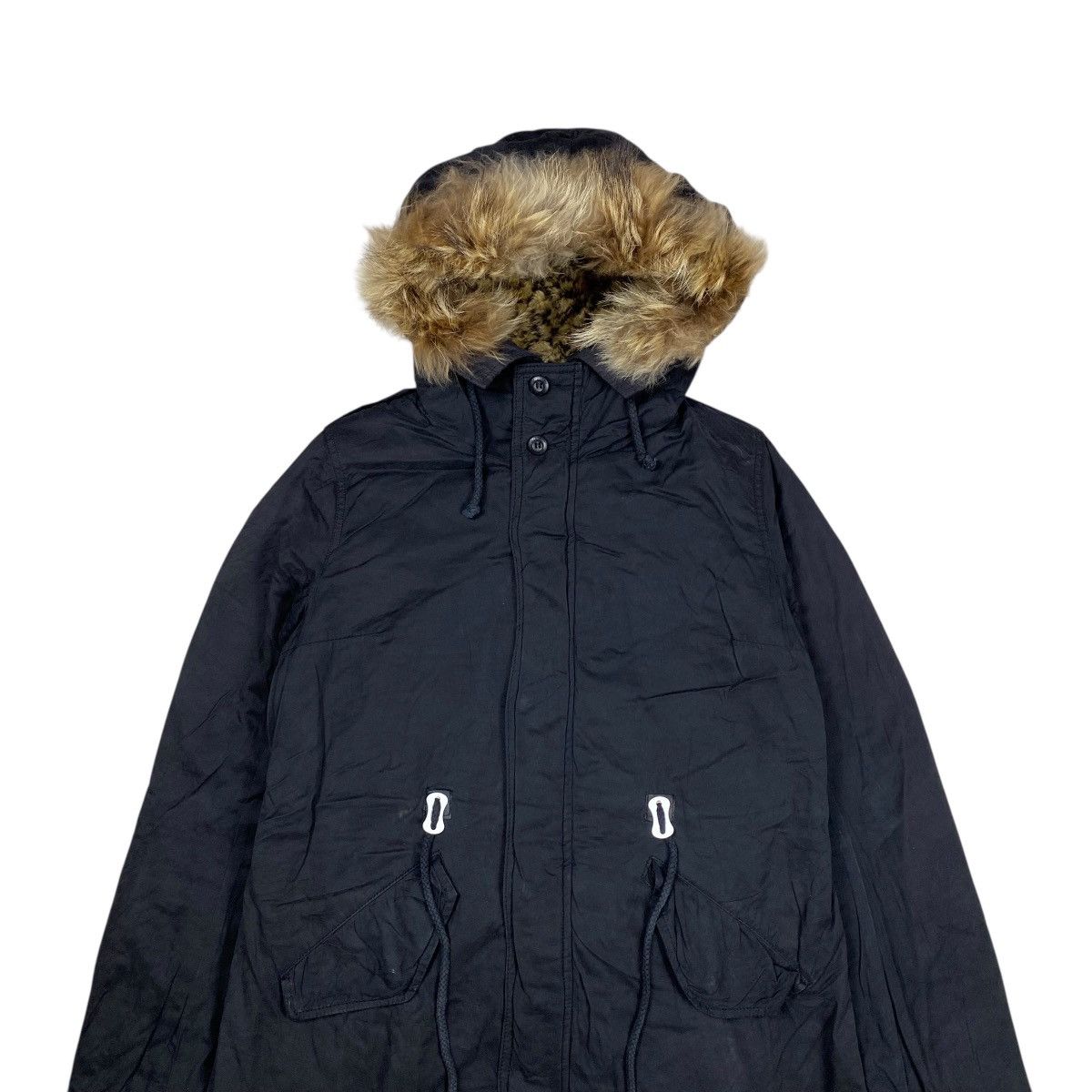 Japanese Brand × Le Grande Bleu (L.G.B.) × MOUSSY Moussy Fur Leopard Inner Parka Jacket Size US M / EU 48-50 / 2 - 6 Thumbnail