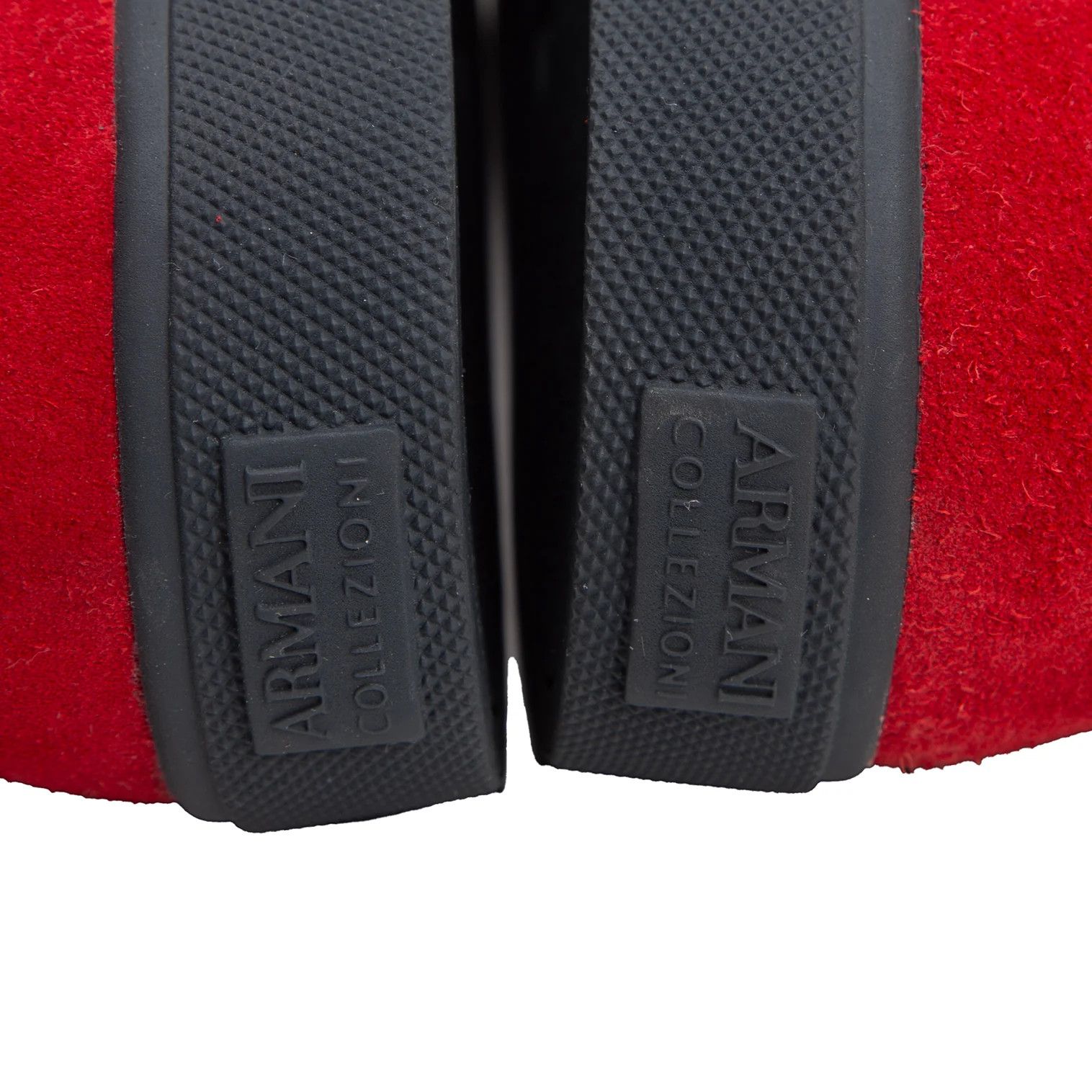 Armani Collezioni Suede and Leather Sneakers in Red EUR44 Size US 5 / EU 37 - 11 Thumbnail