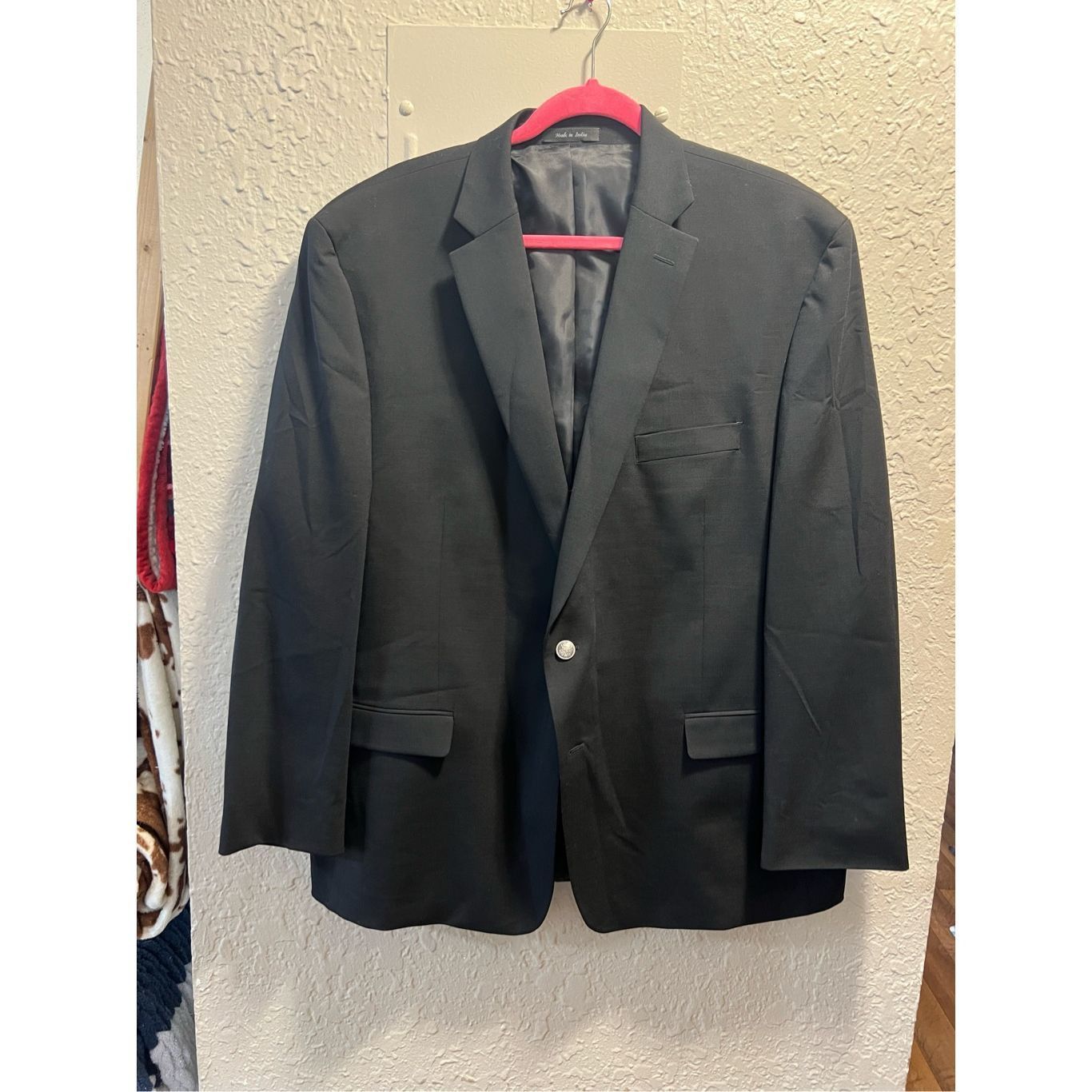 Michael Kors Michael Michael Kors Black Tux Top Men’s Size 50R 54% Polyes Size 50R - 1 Thumbnail