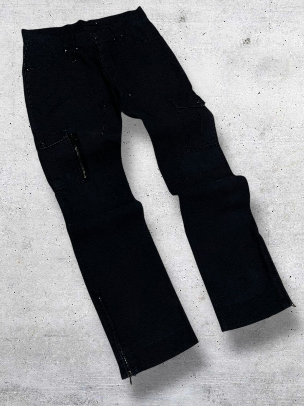 GOSTAR DE FUGA VINTAGE GOSTAR DE FUGA JAPAN DESIGNER 90S ARCHIVE CARGO PANT Size US 30 / EU 46 - 2 Thumbnail